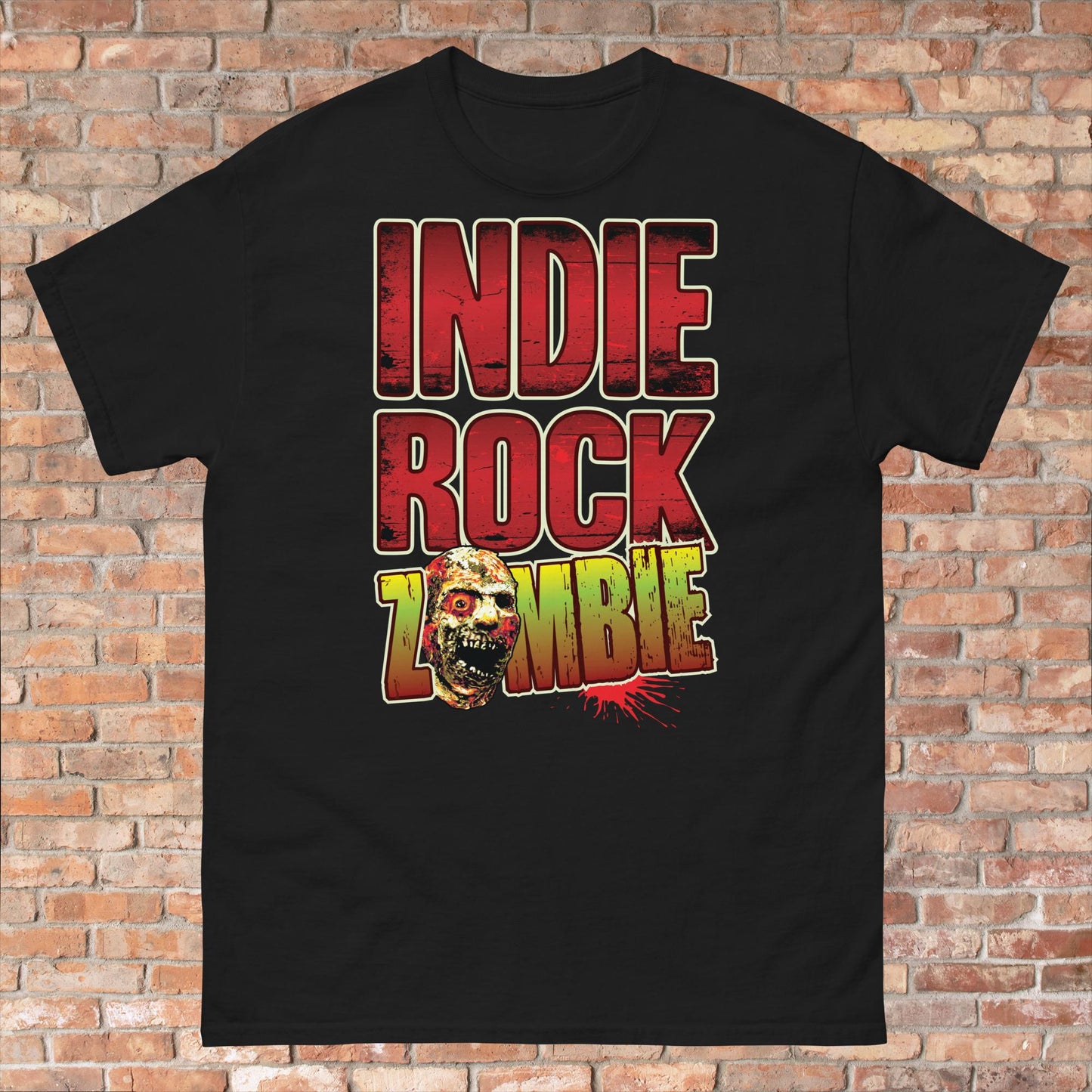 Indie Rock Zombie Cotton T-Shirt