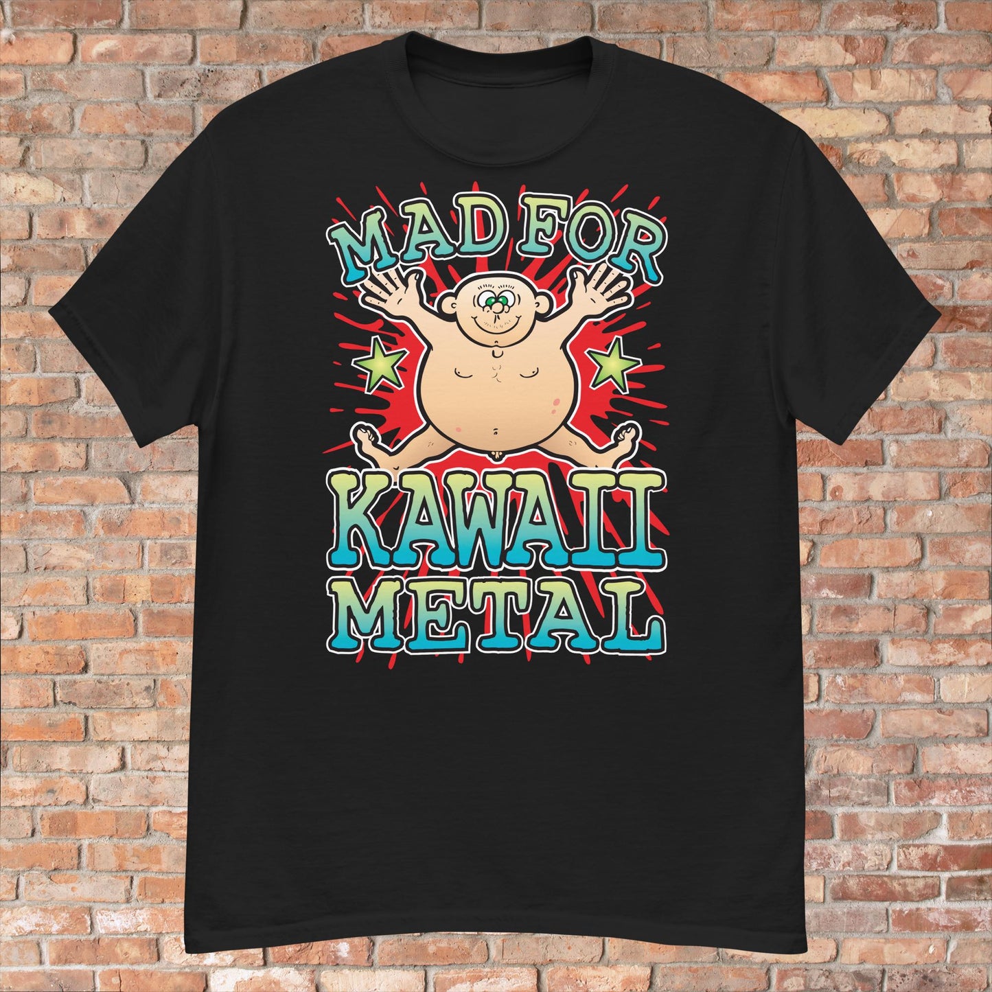 Kawaii Metal Cotton T-Shirt