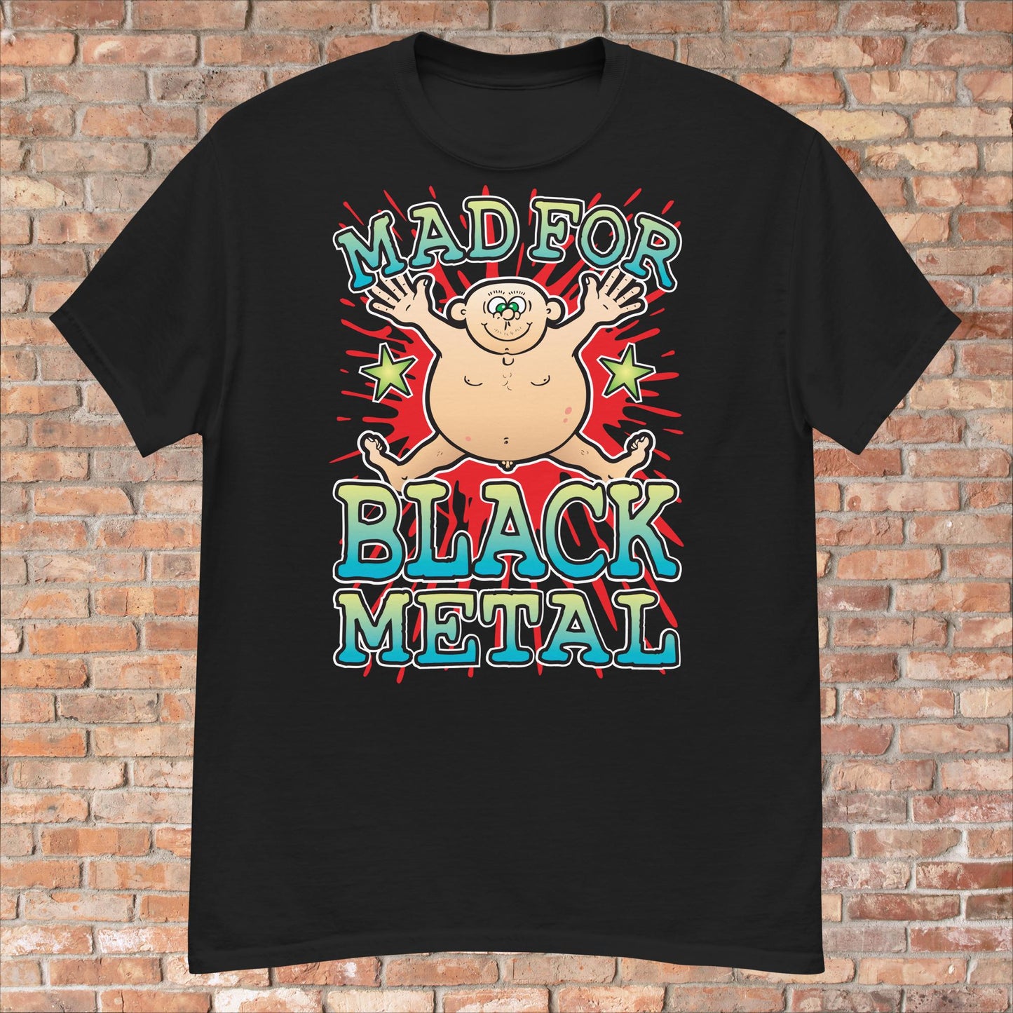 Black Metal Cotton T-Shirt