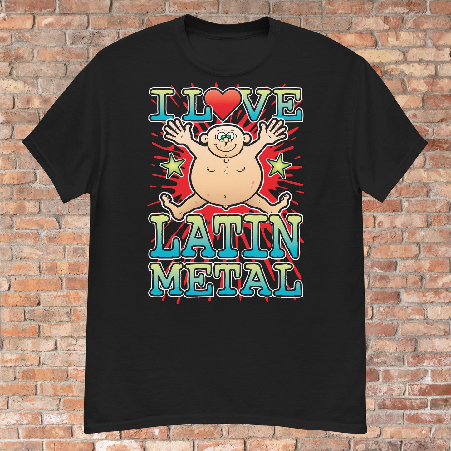 Latin Metal Cotton Love Music T-Shirt