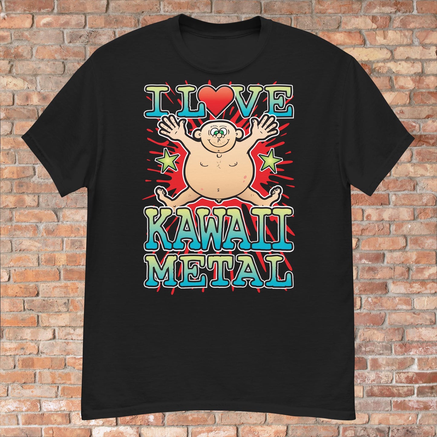 Kawaii Rock Cotton Love Music T-Shirt