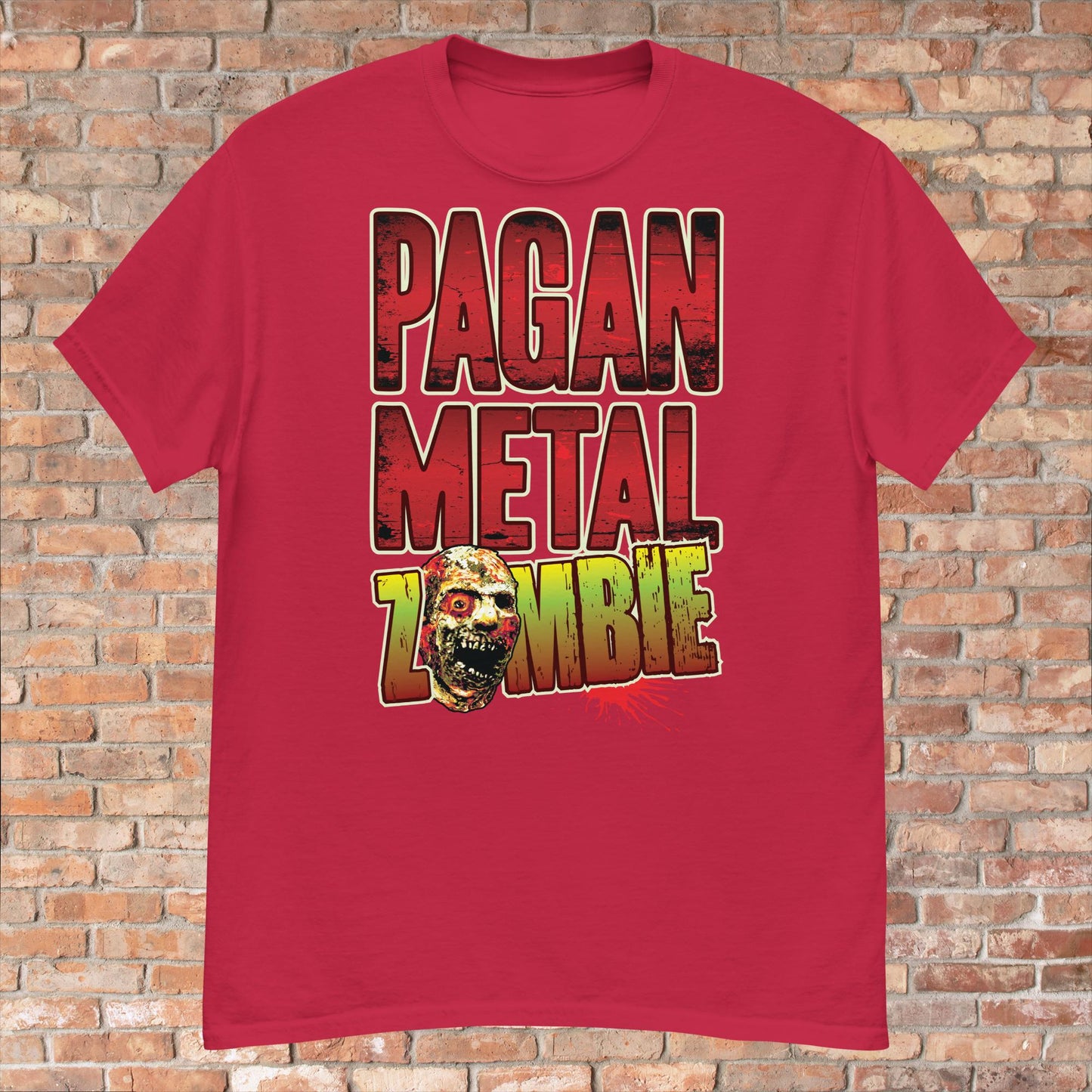 Pagan Metal Zombie Cotton T-Shirt