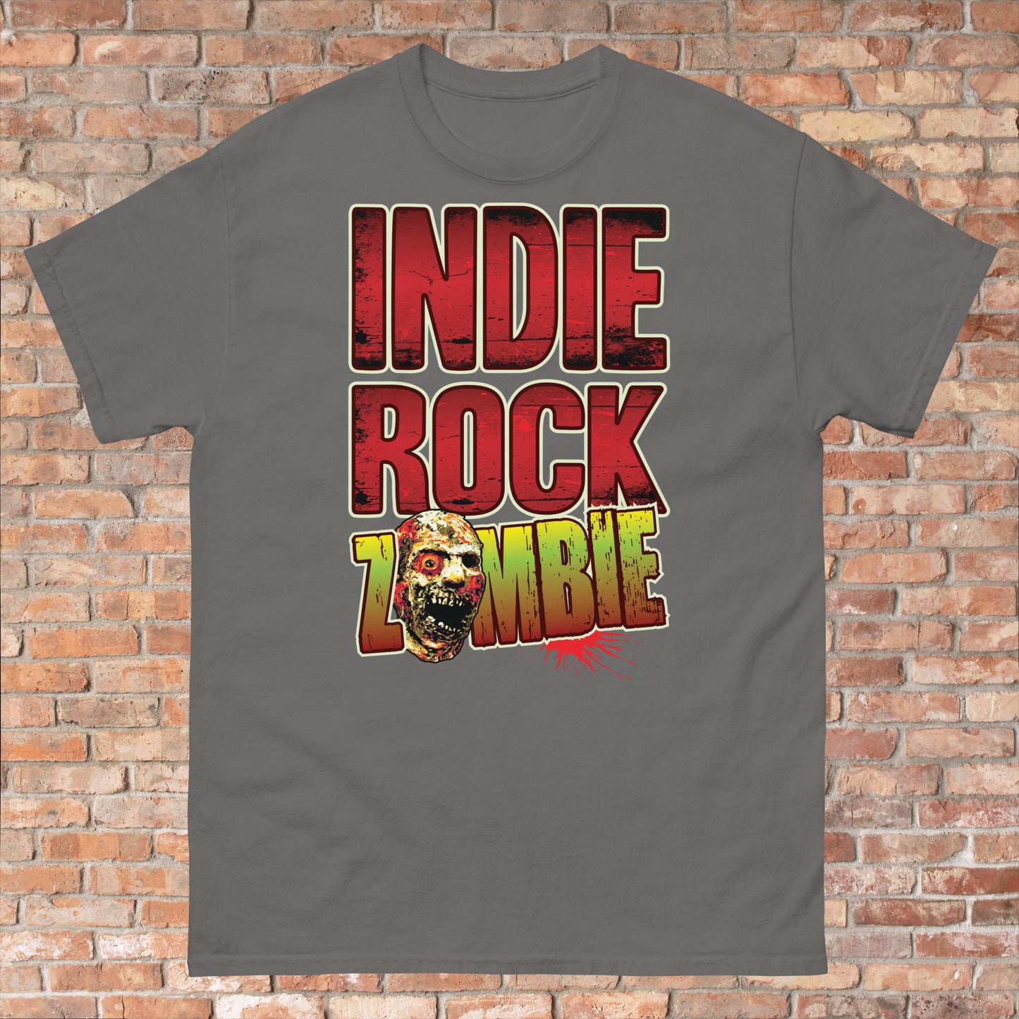 Indie Rock Zombie Cotton T-Shirt