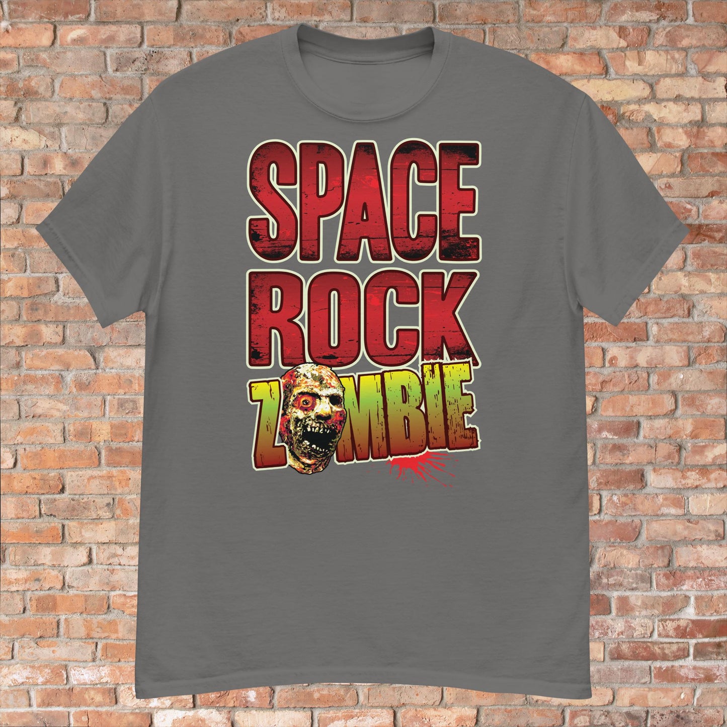 Space Rock Zombie Cotton T-Shirt
