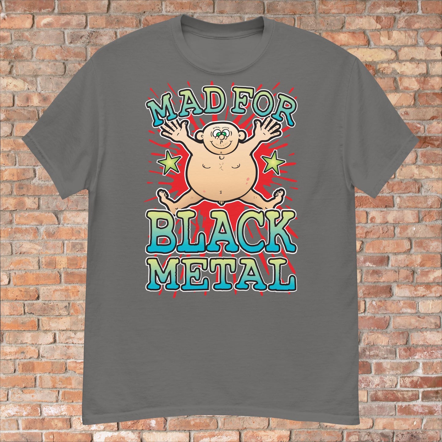 Black Metal Cotton T-Shirt