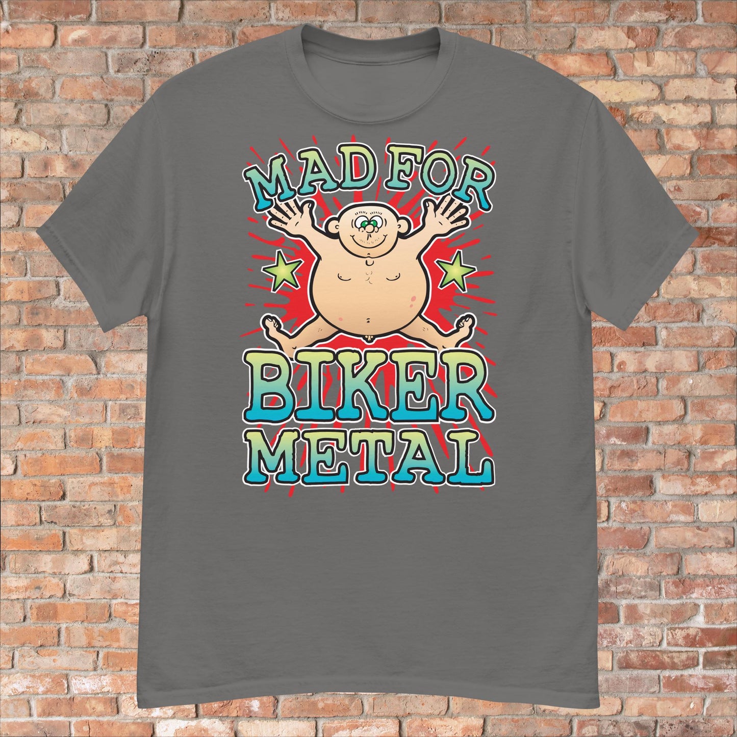 Biker Metal Cotton T-Shirt