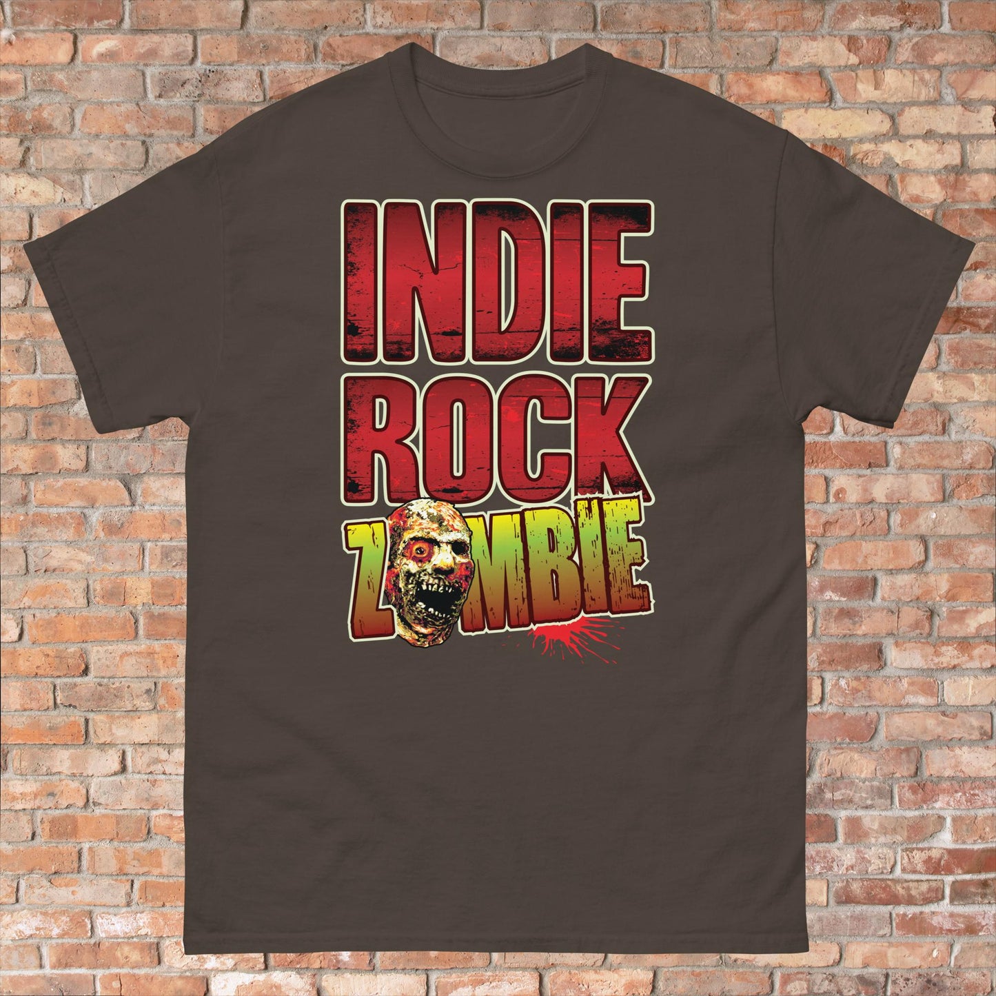 Indie Rock Zombie Cotton T-Shirt