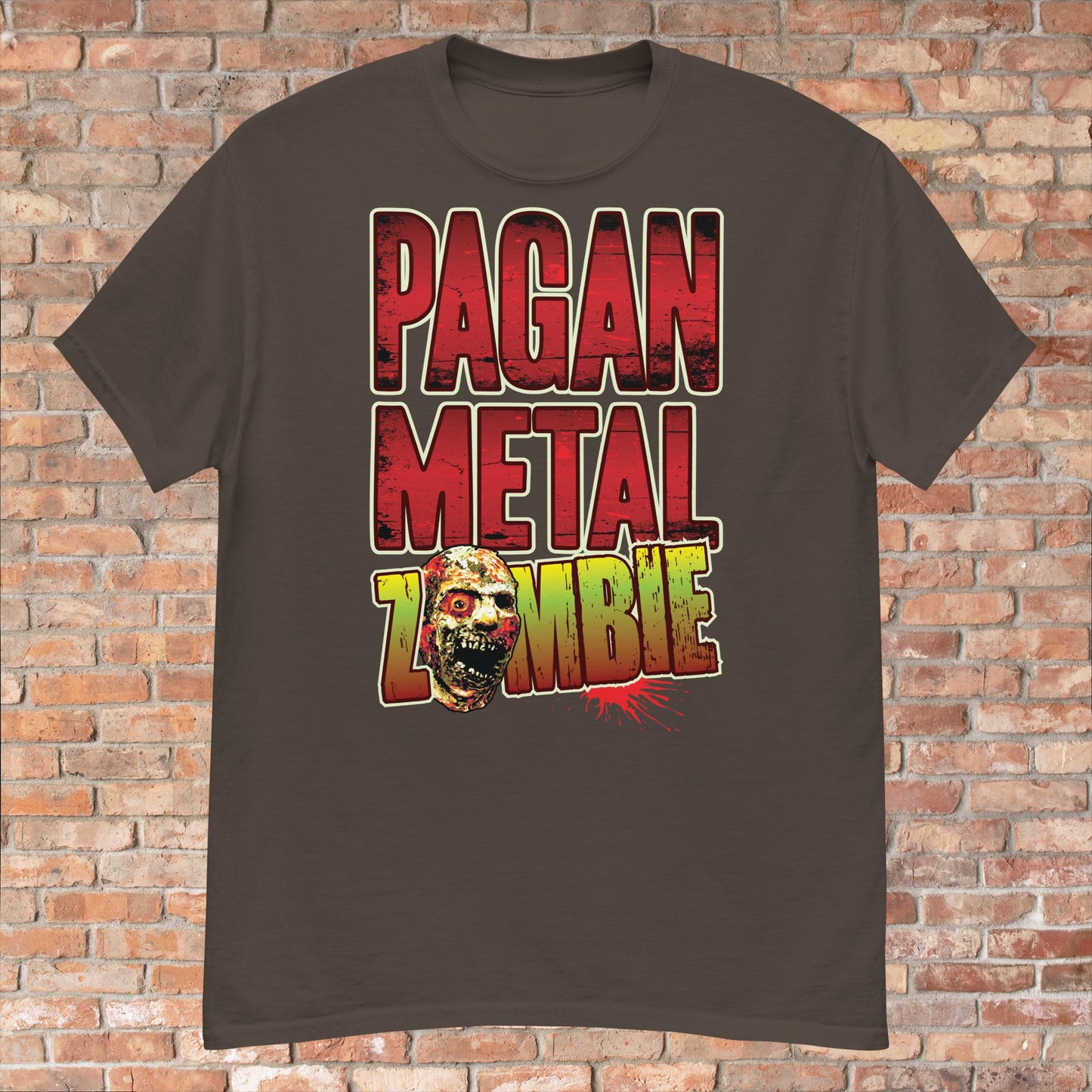 Pagan Metal Zombie Cotton T-Shirt
