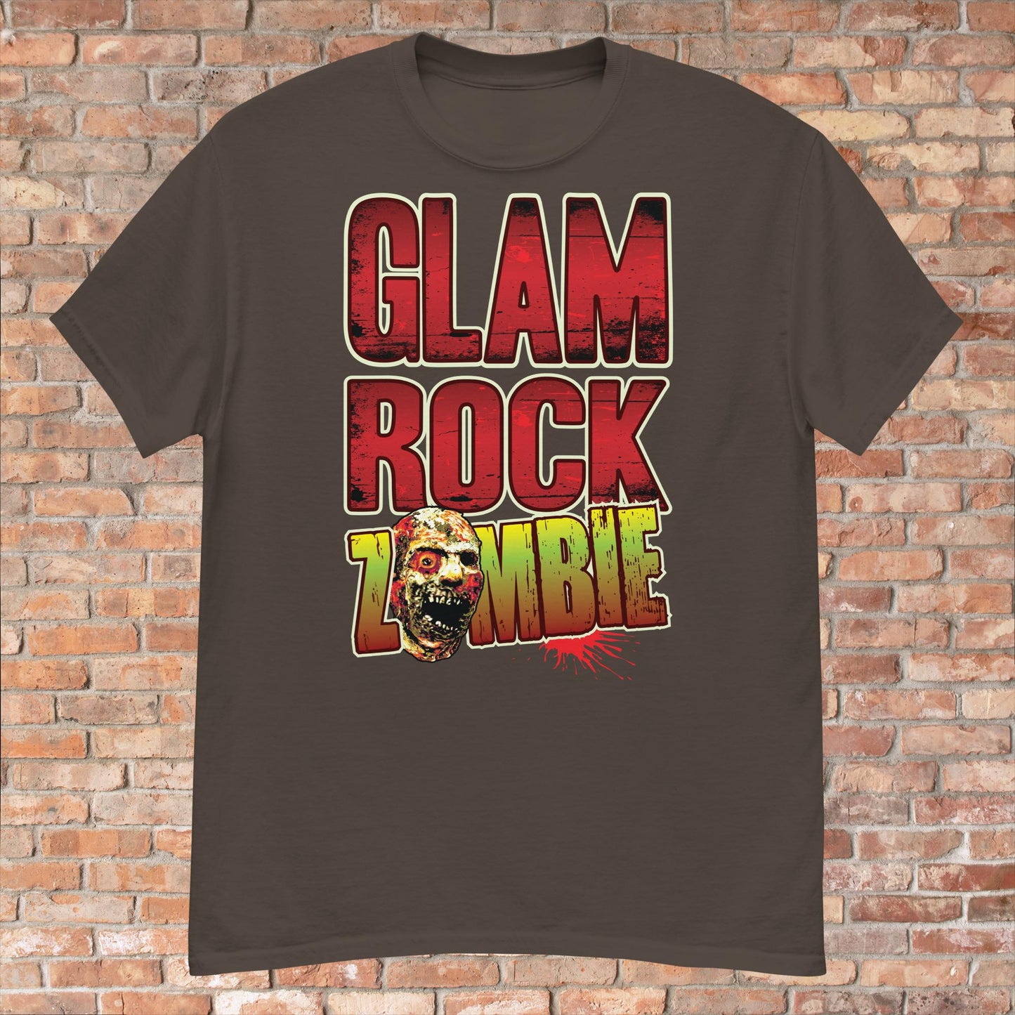Glam Rock Zombie Cotton T-Shirt
