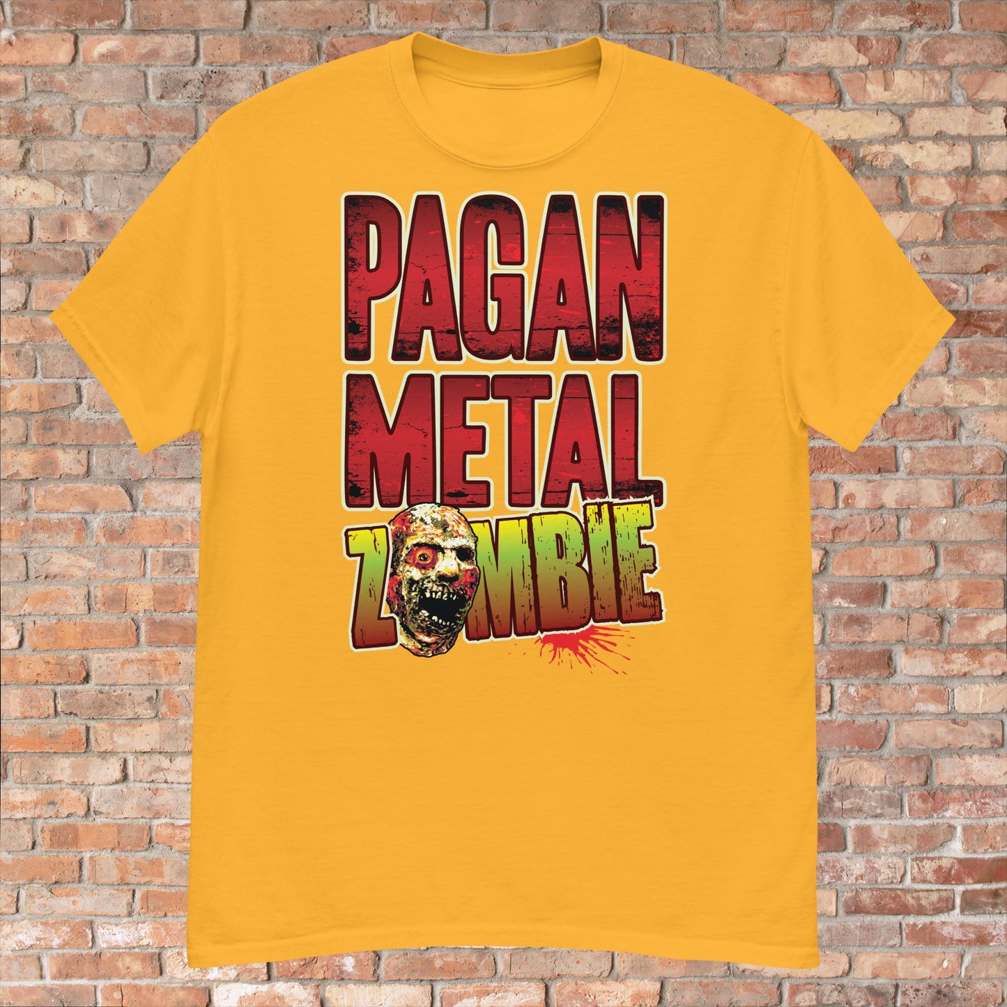 Pagan Metal Zombie Cotton T-Shirt
