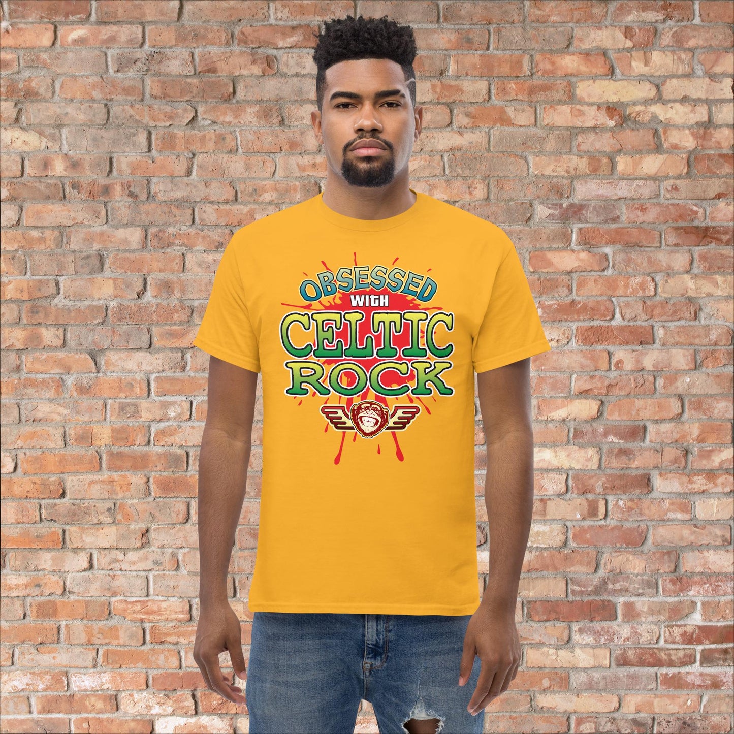 Celtic Rock Obsessed Cotton T-Shirt