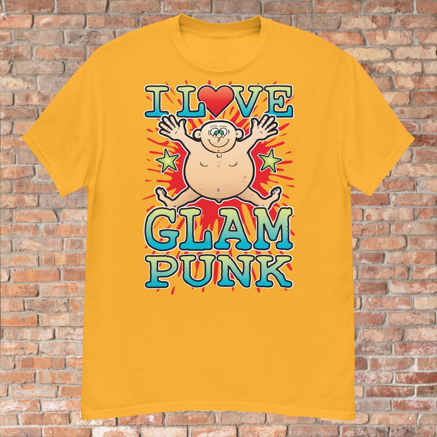 Glam Punk Cotton Love Music T-Shirt
