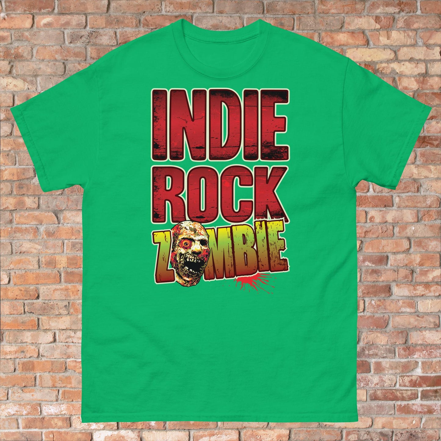 Indie Rock Zombie Cotton T-Shirt