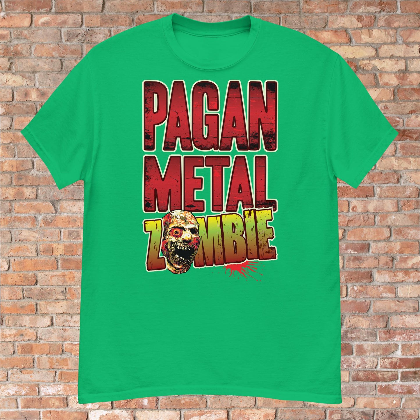 Pagan Metal Zombie Cotton T-Shirt