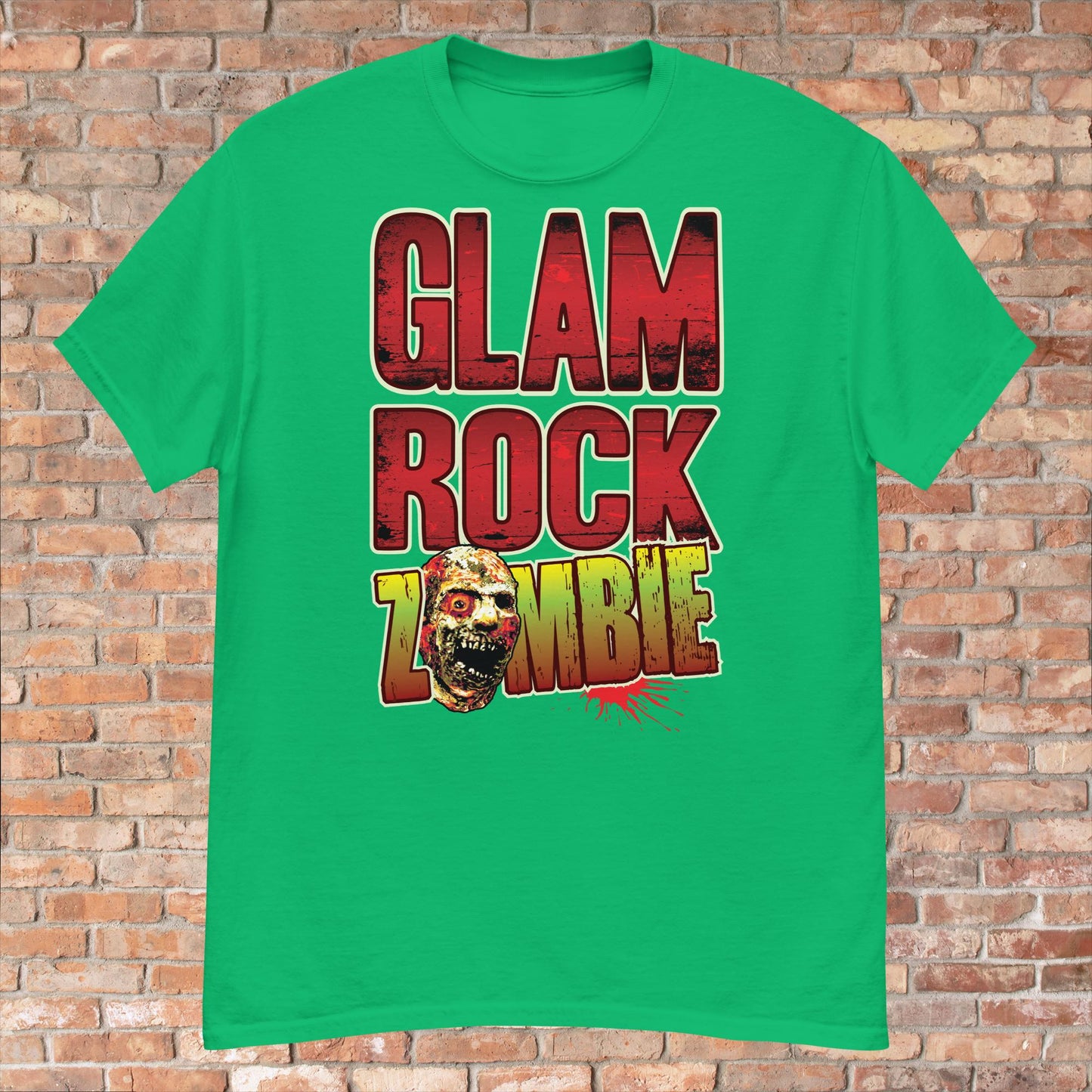 Glam Rock Zombie Cotton T-Shirt