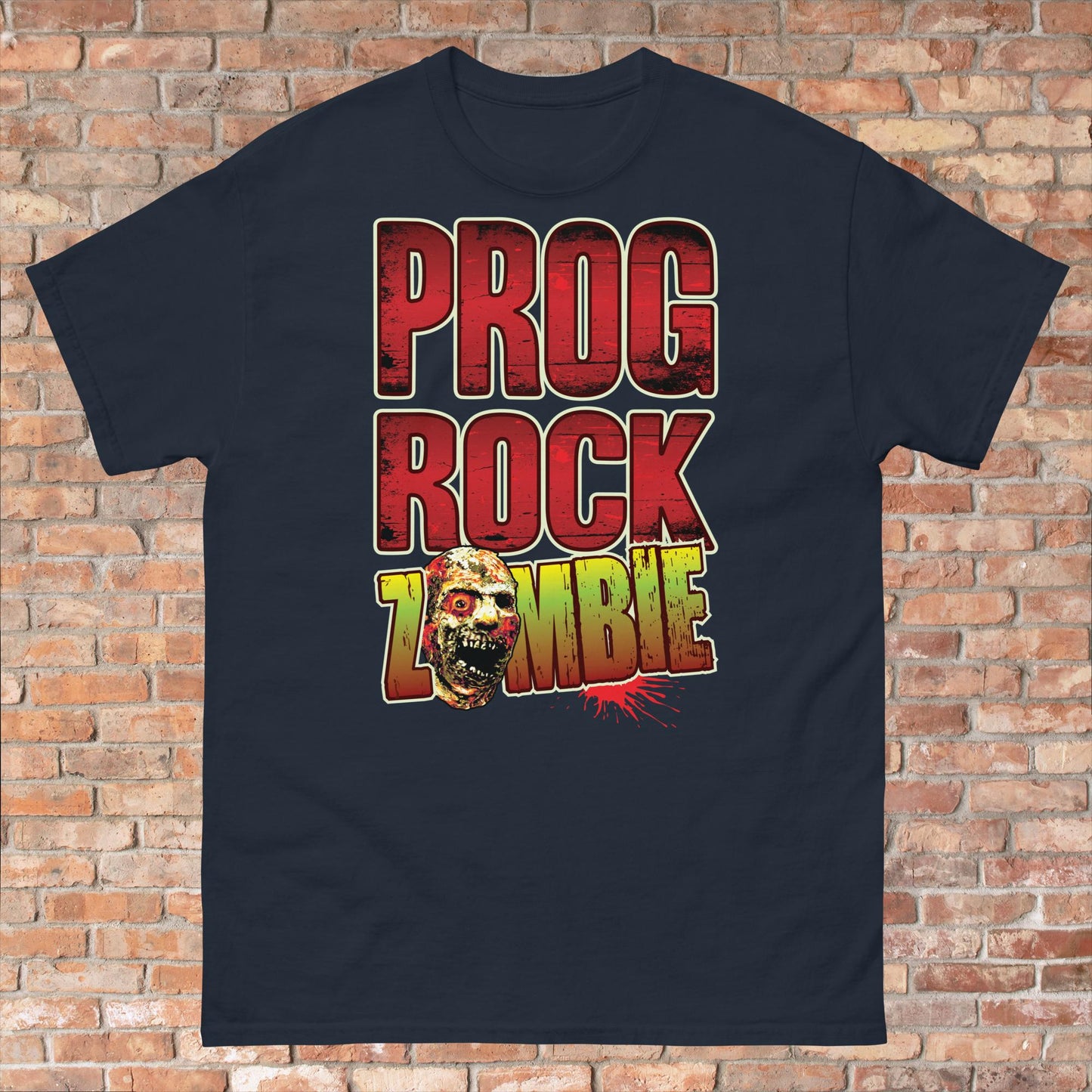 Prog Rock Zombie Cotton T-Shirt