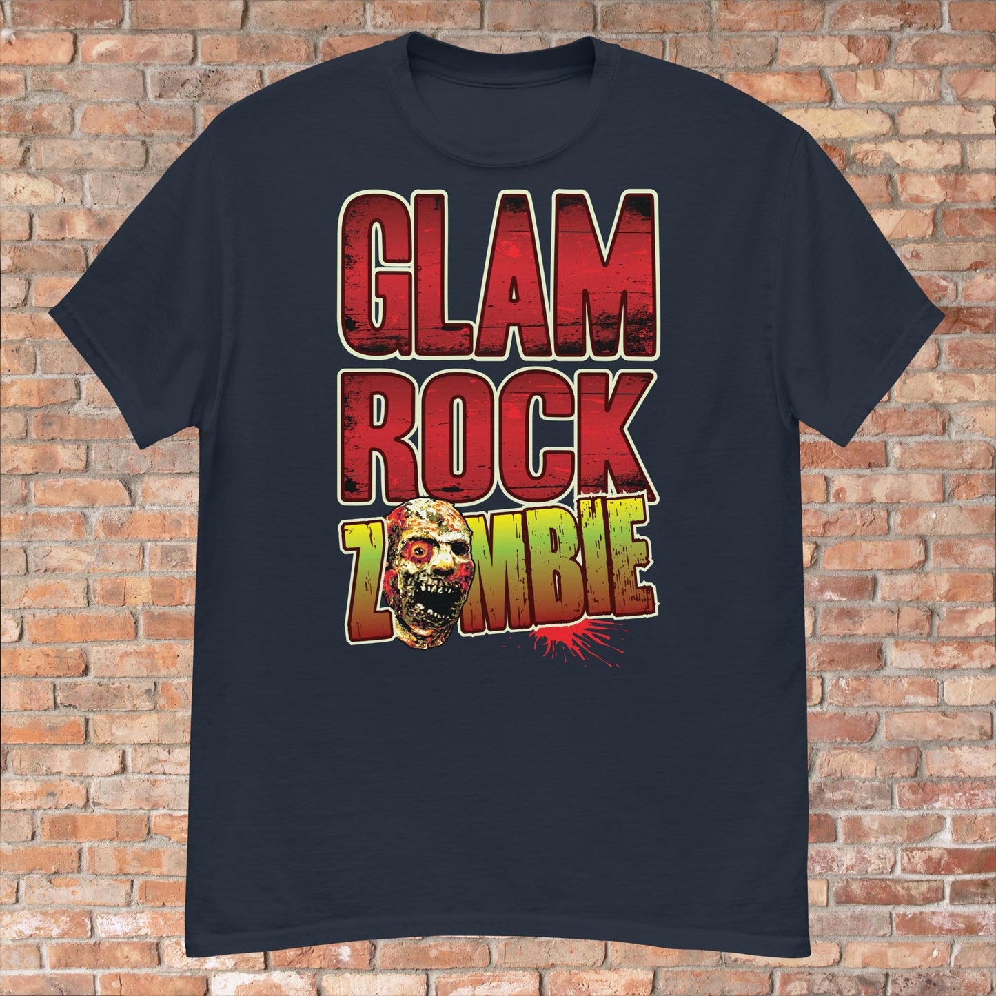 Glam Rock Zombie Cotton T-Shirt