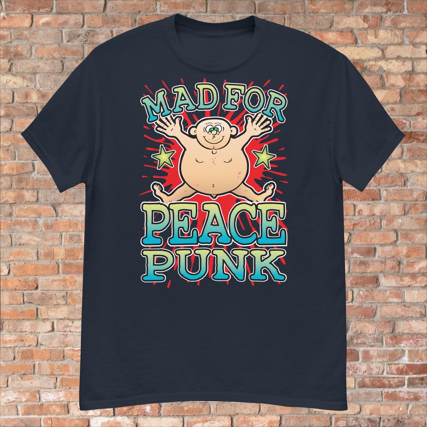 Peace Punk Cotton T-Shirt