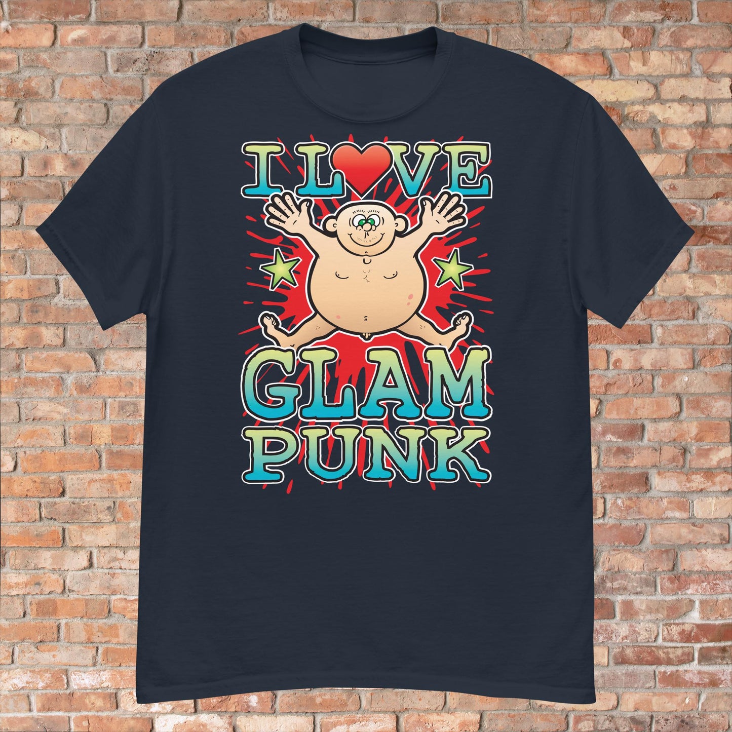 Glam Punk Cotton Love Music T-Shirt