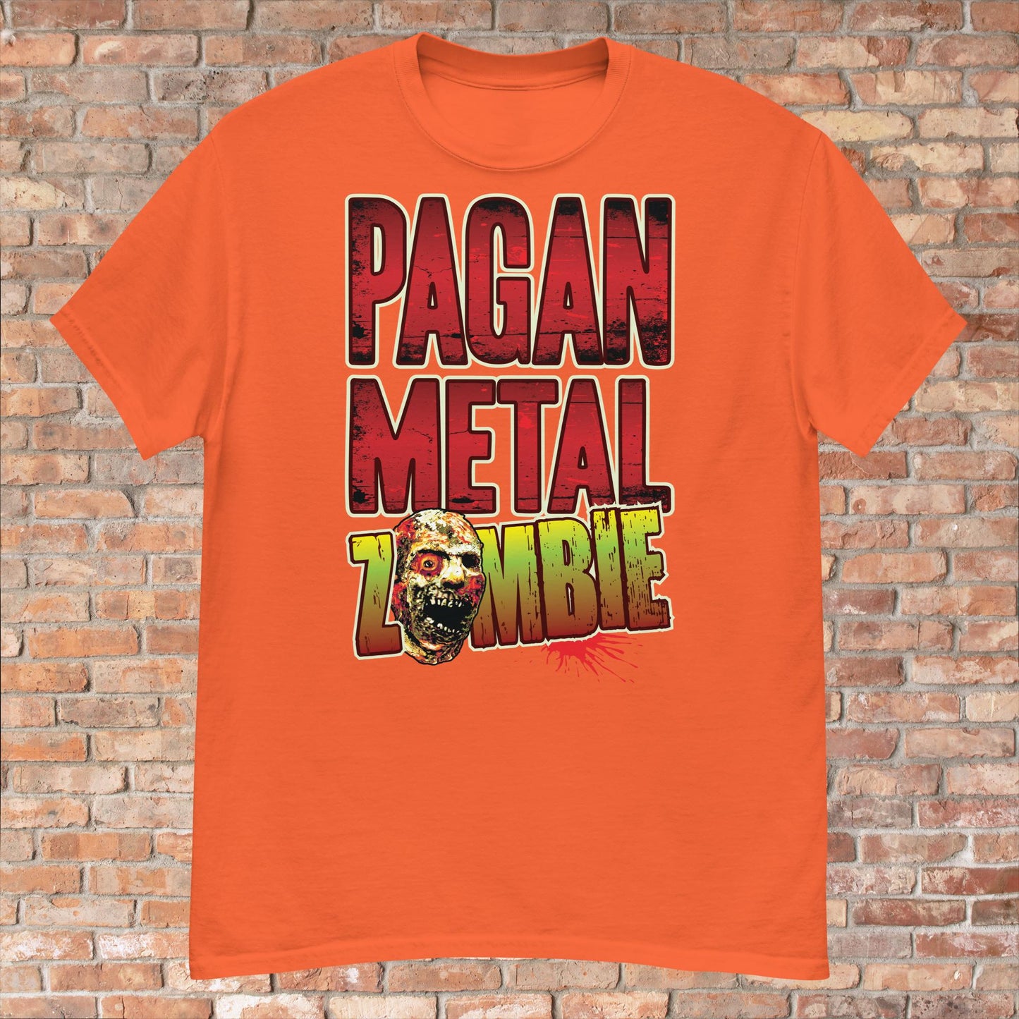 Pagan Metal Zombie Cotton T-Shirt