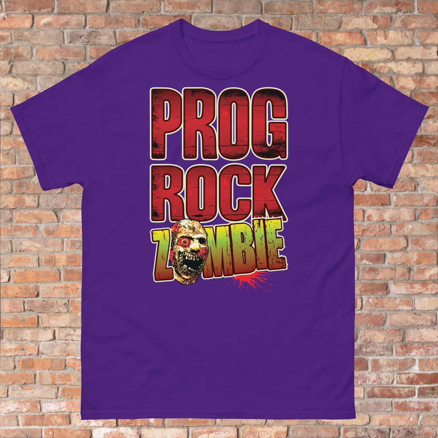 Prog Rock Zombie Cotton T-Shirt