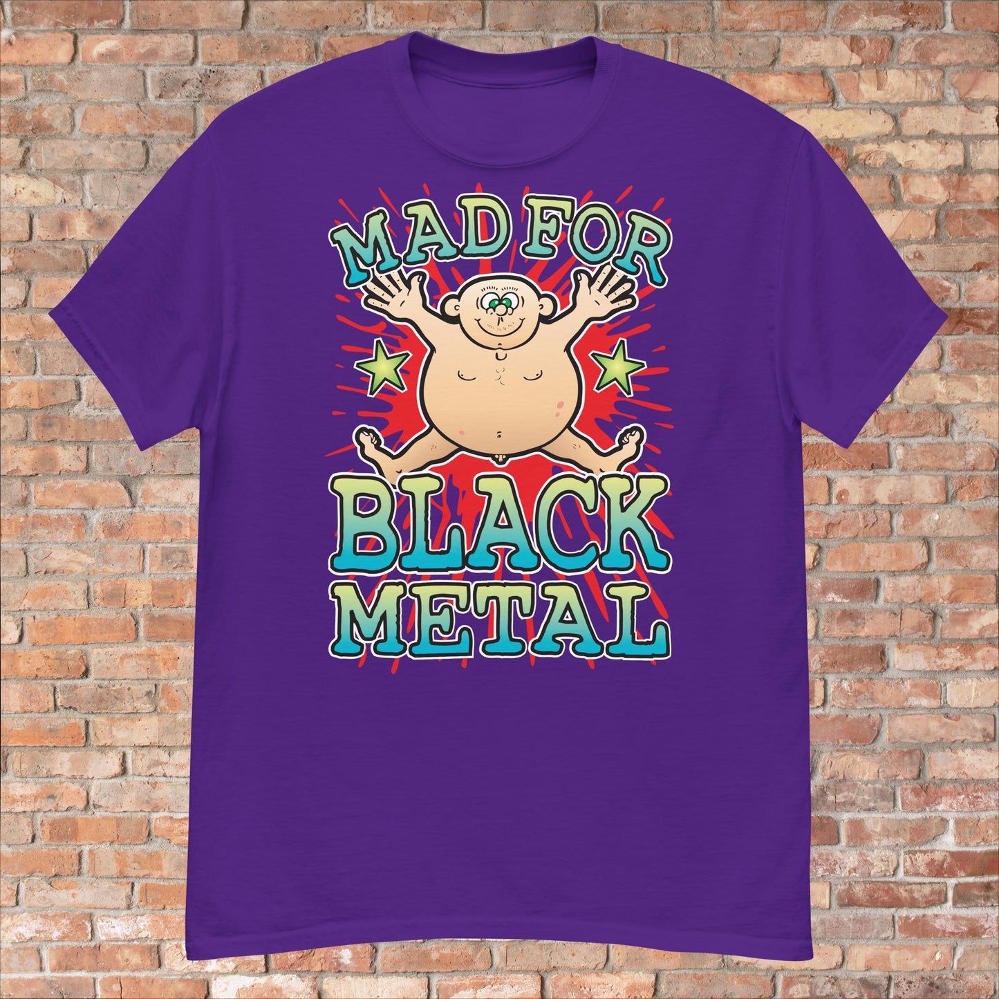 Black Metal Cotton T-Shirt