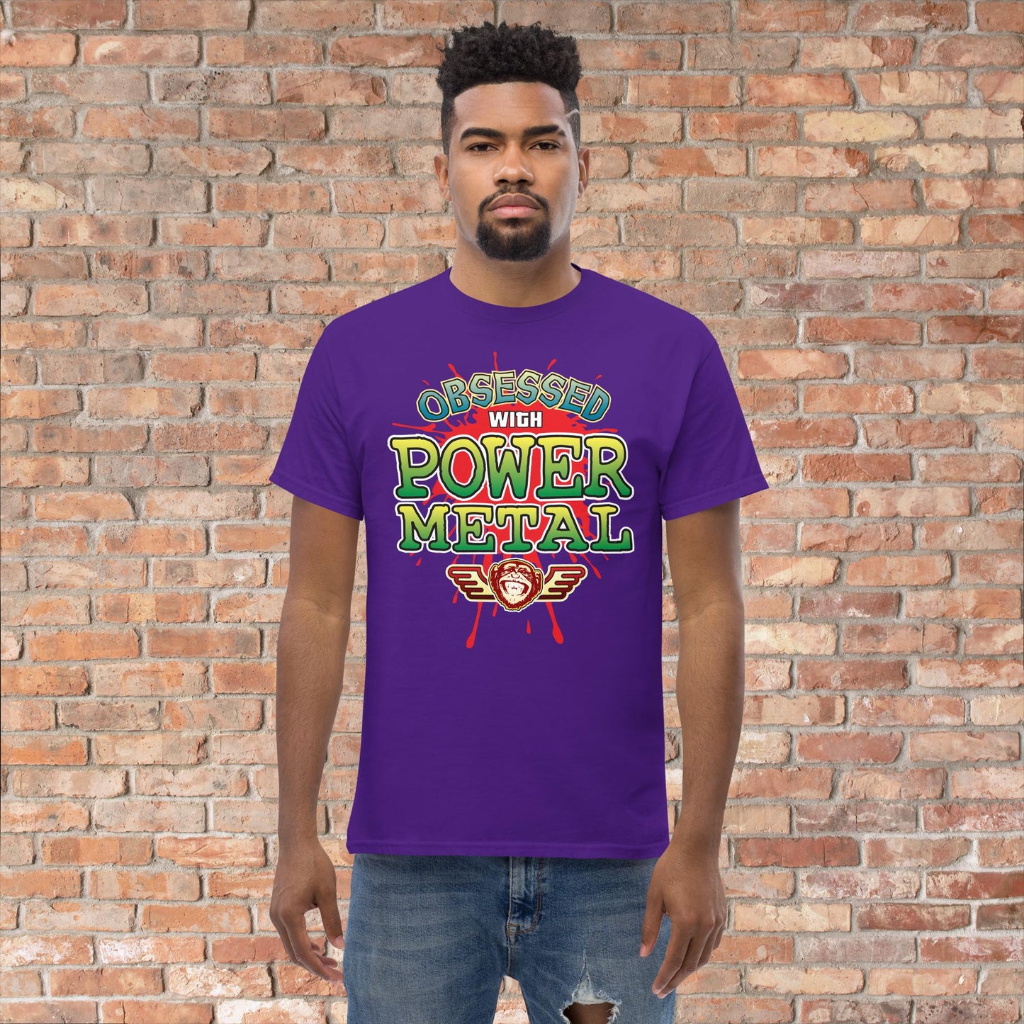 Power Metal Obsessed Cotton T-Shirt