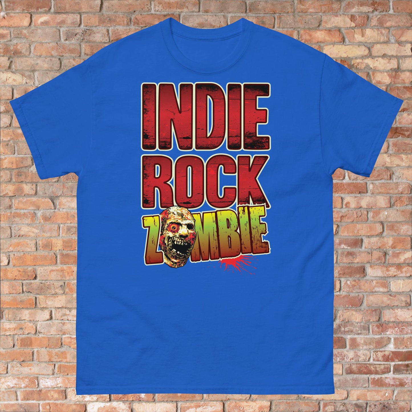 Indie Rock Zombie Cotton T-Shirt