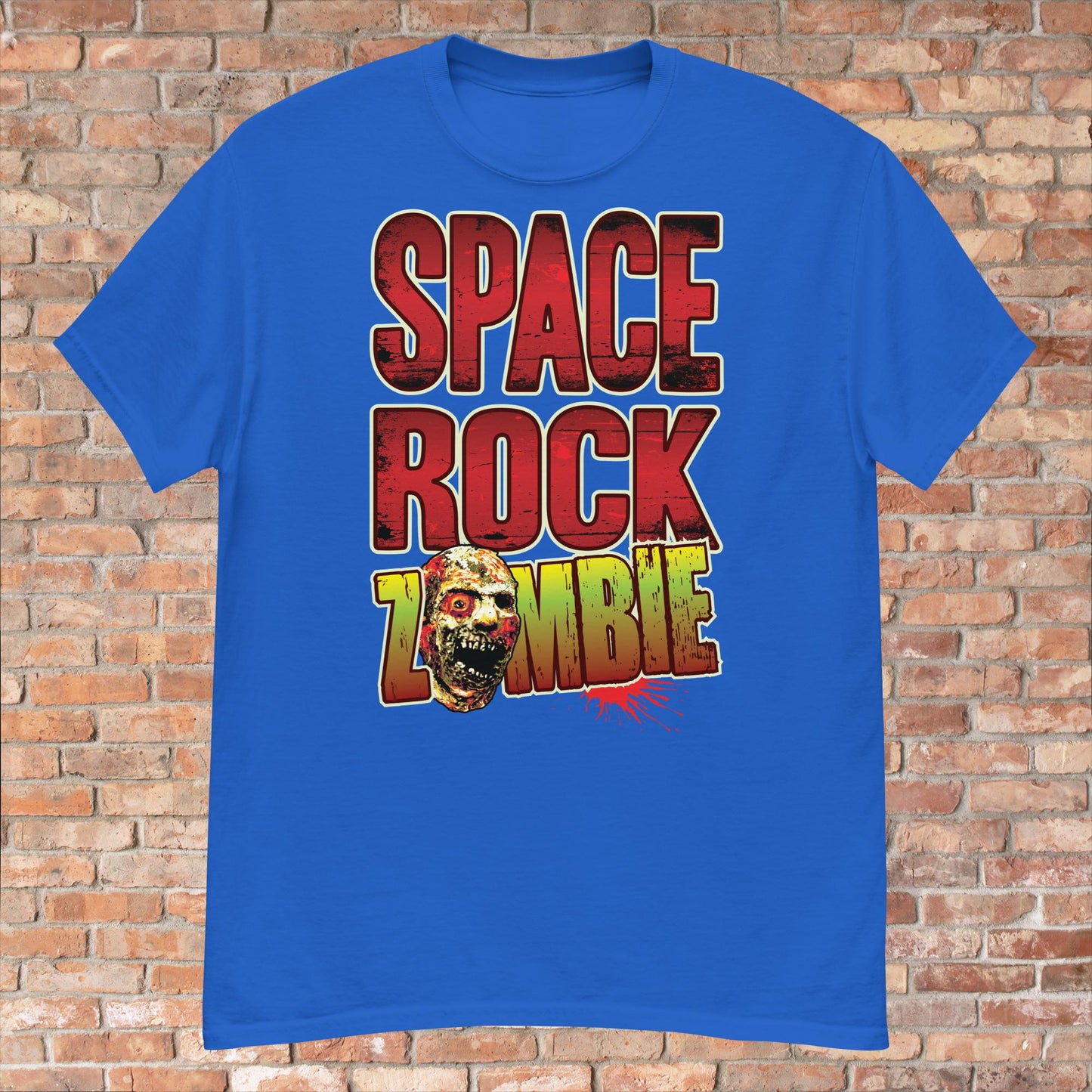 Space Rock Zombie Cotton T-Shirt