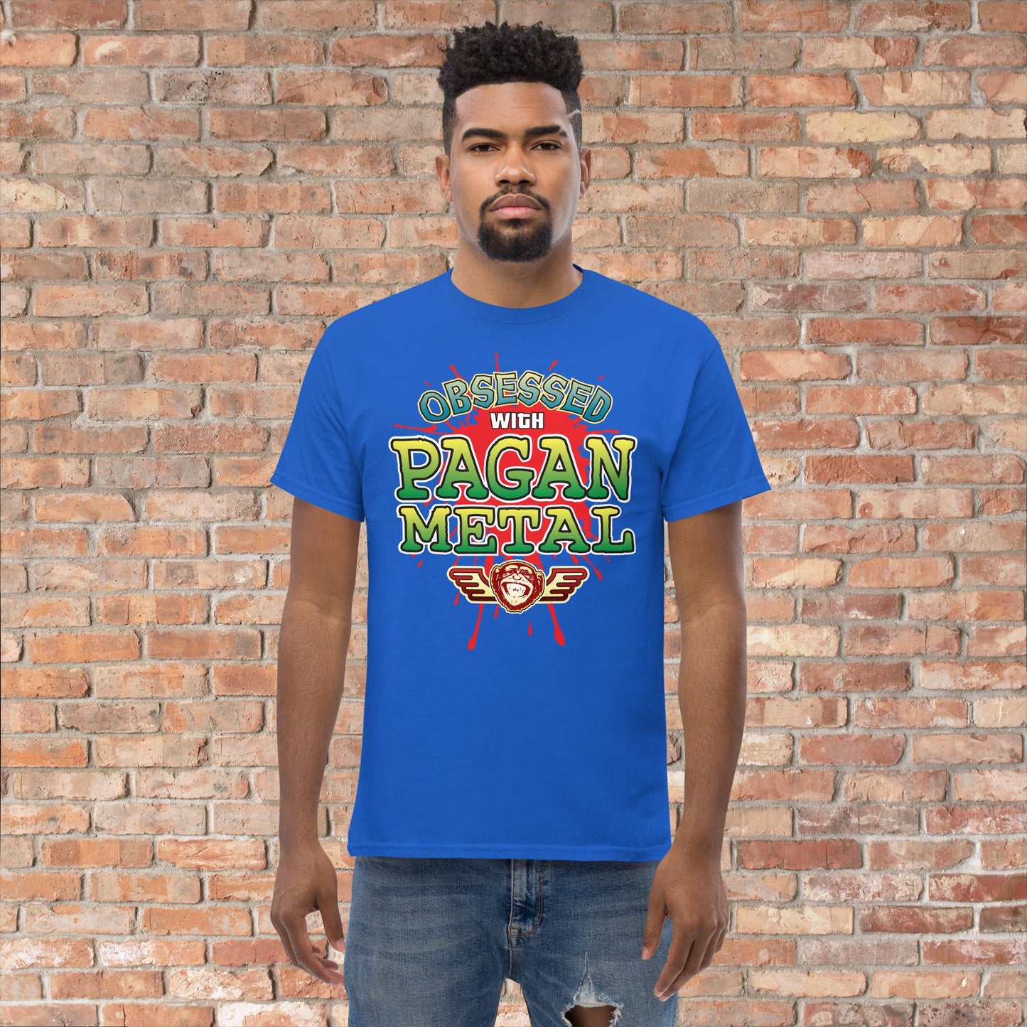 Pagan Metal Obsessed Cotton T-Shirt