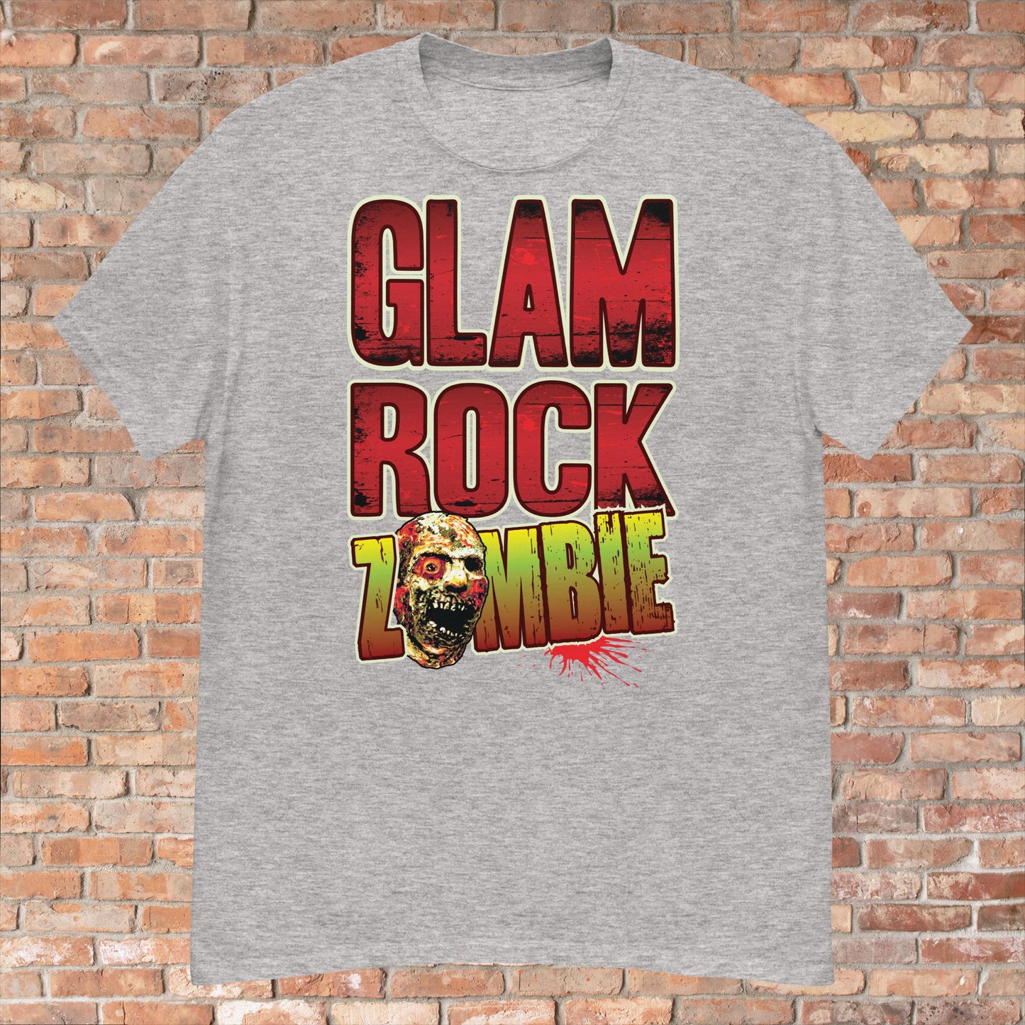 Glam Rock Zombie Cotton T-Shirt