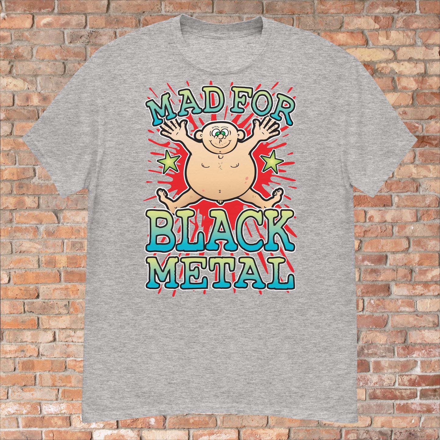 Black Metal Cotton T-Shirt