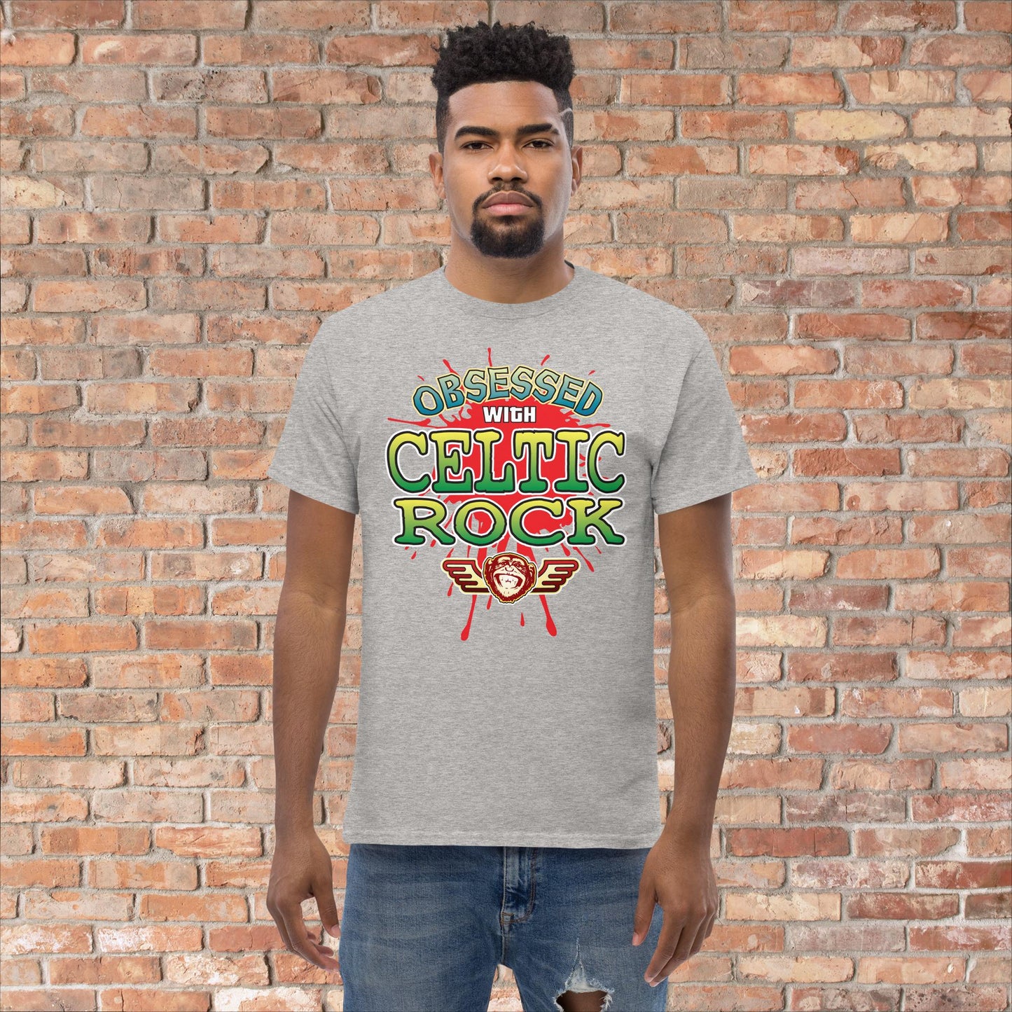 Celtic Rock Obsessed Cotton T-Shirt