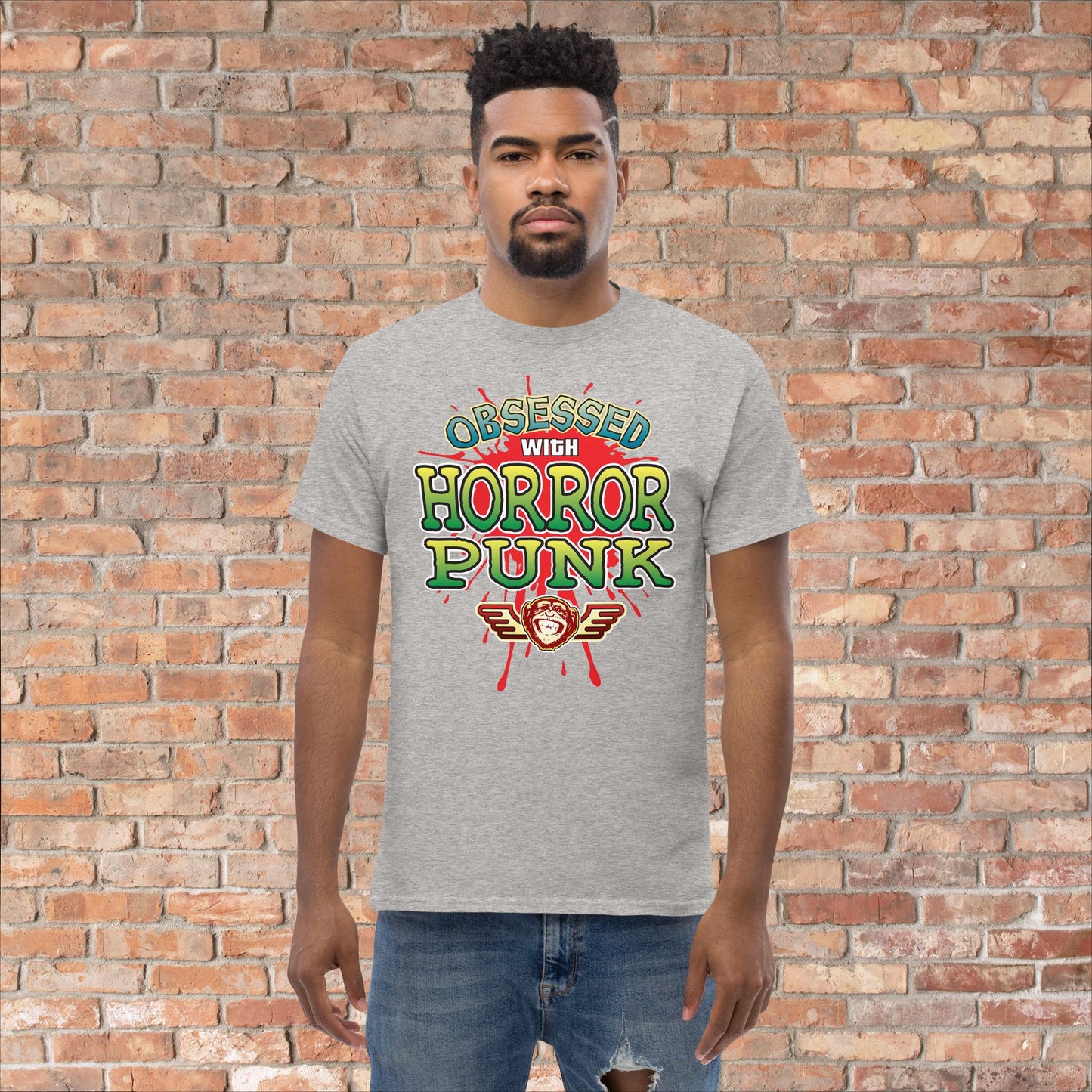 Horror Punk Obsessed Cotton T-Shirt