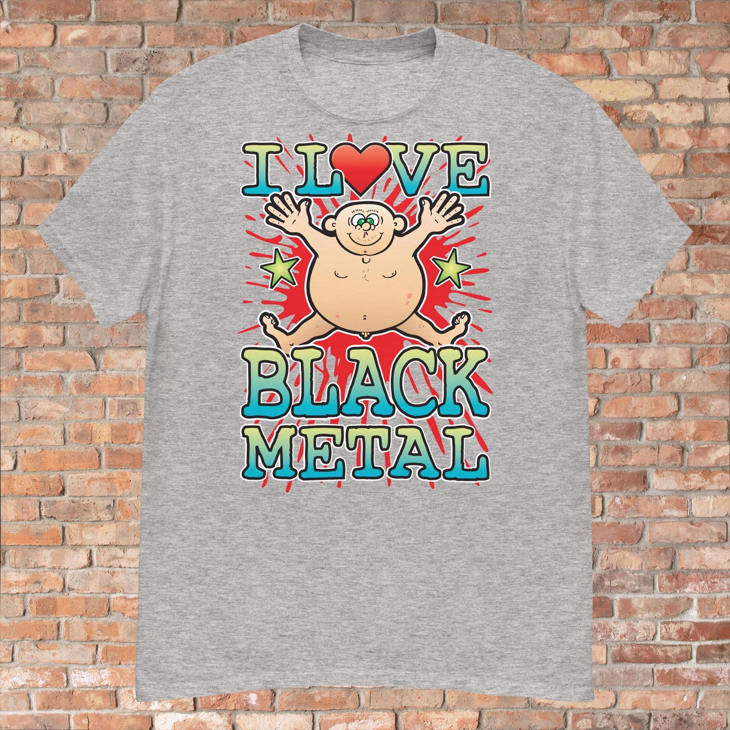 Black Metal Cotton Love Music T-Shirt