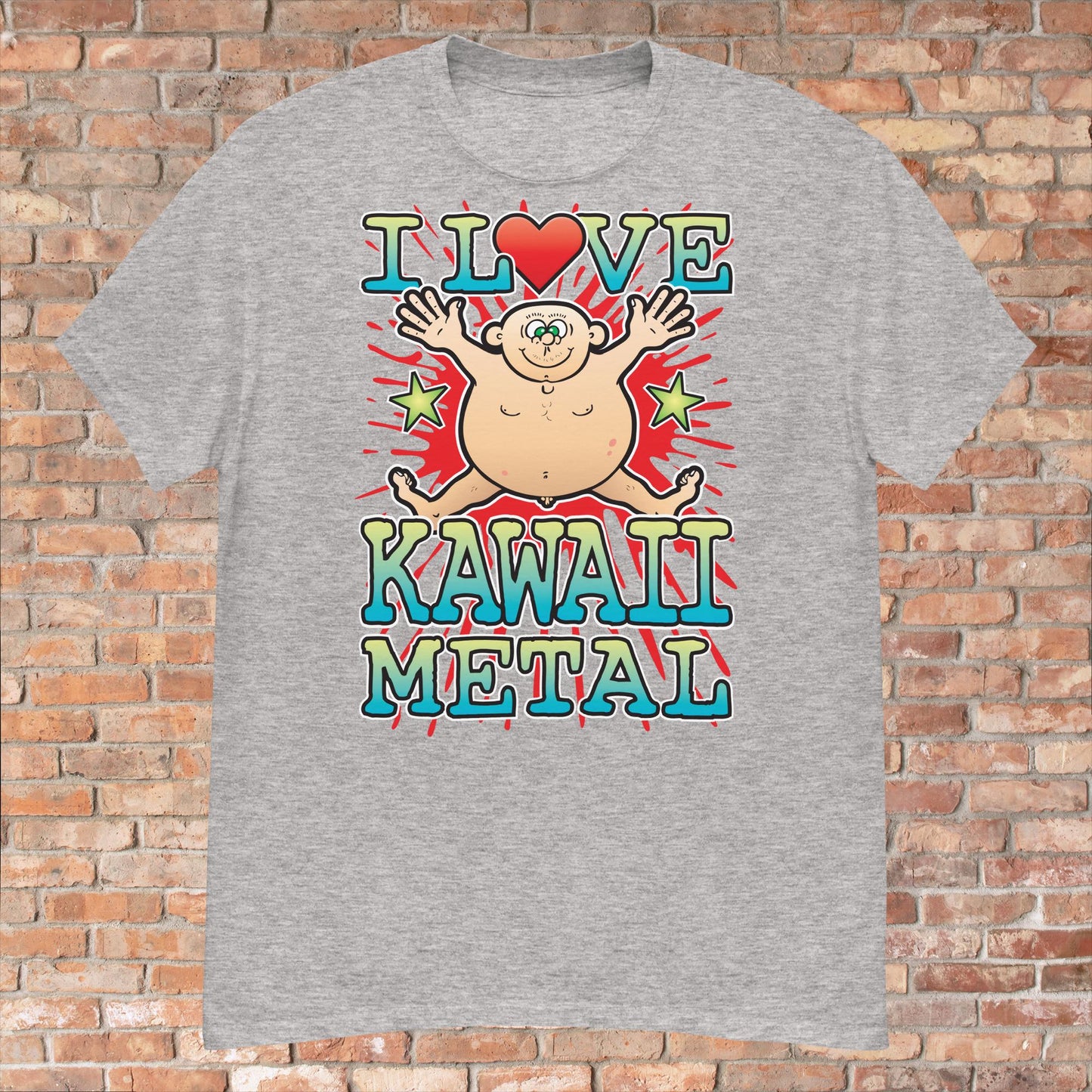 Kawaii Rock Cotton Love Music T-Shirt