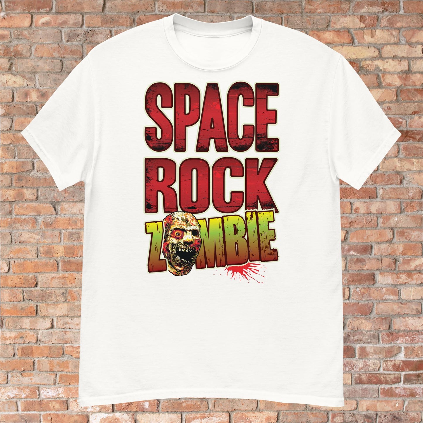 Space Rock Zombie Cotton T-Shirt