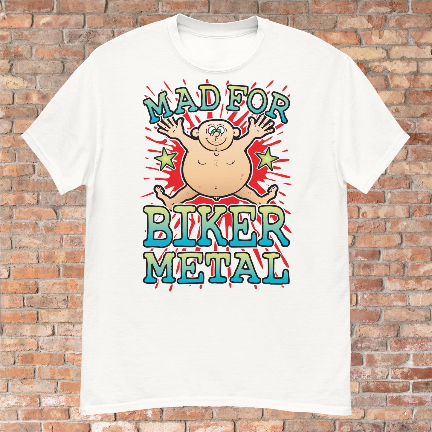 Biker Metal Cotton T-Shirt