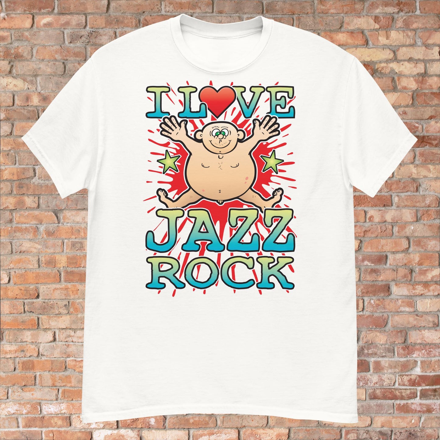 Jazz Rock Cotton Love Music T-Shirt