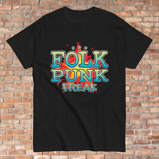 Folk Punk Cotton T-Shirt