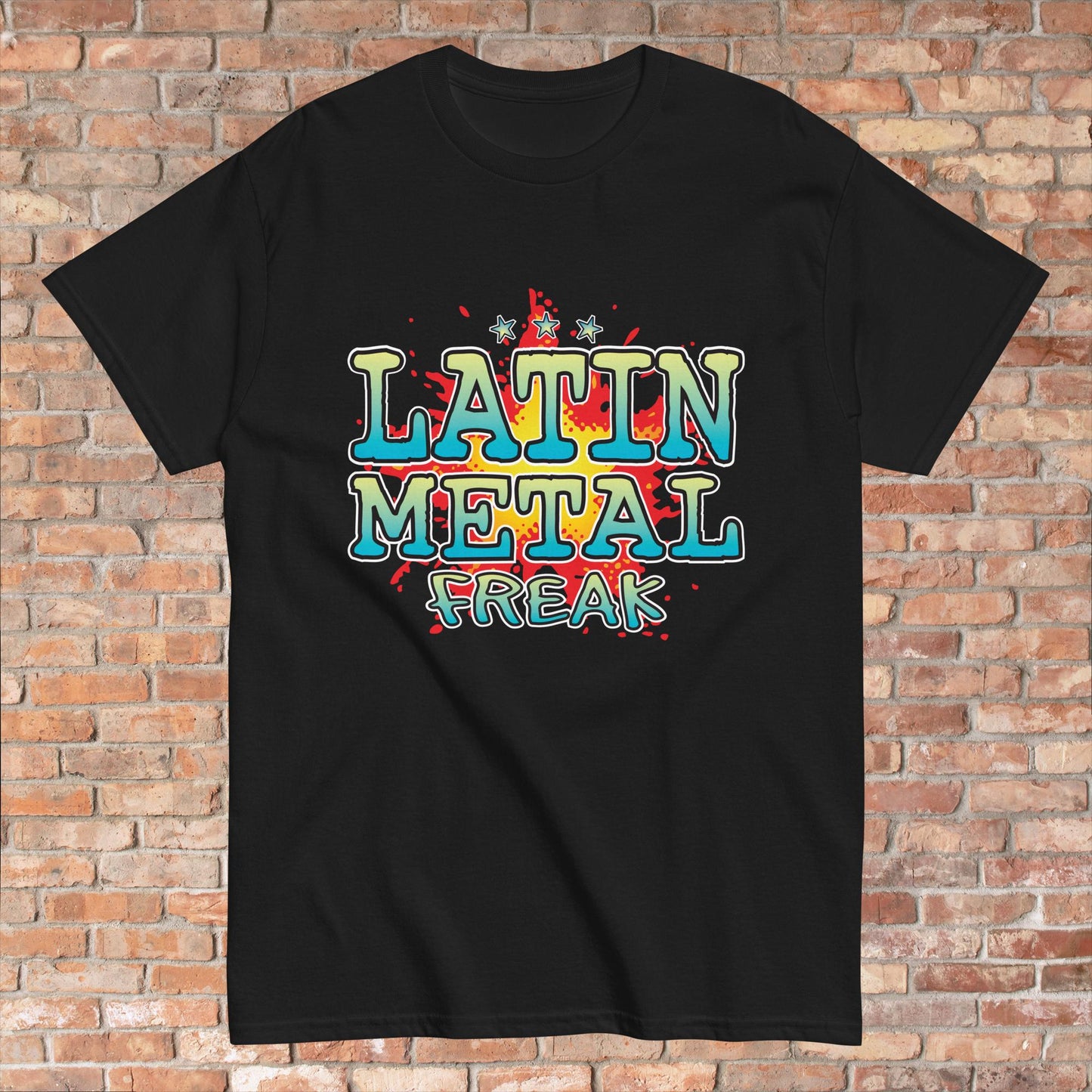Latin Metal Cotton T-Shirt