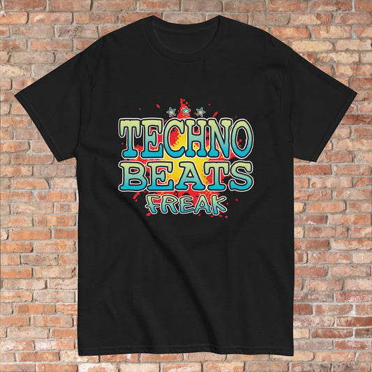 Techno Beats Cotton T-Shirt