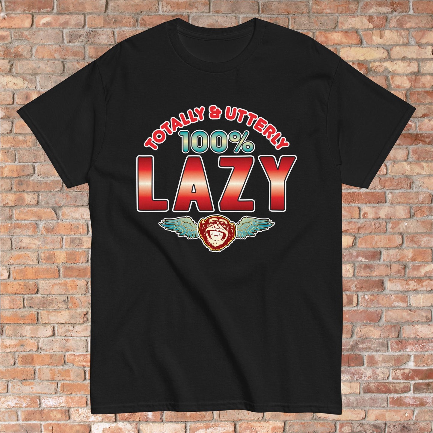 Lazy 100% Sugar Tag Cotton Unisex T-Shirt
