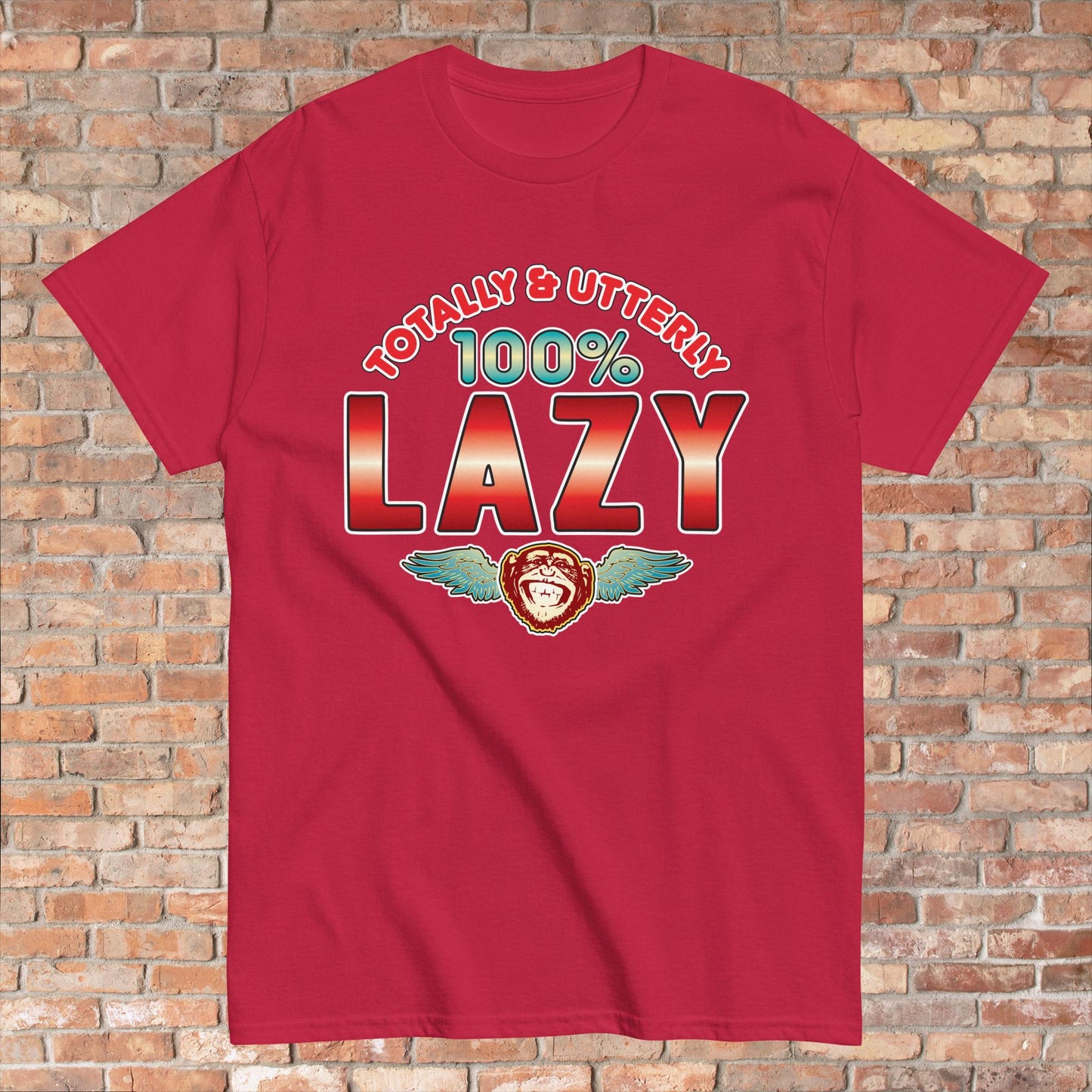 Lazy 100% Sugar Tag Cotton Unisex T-Shirt