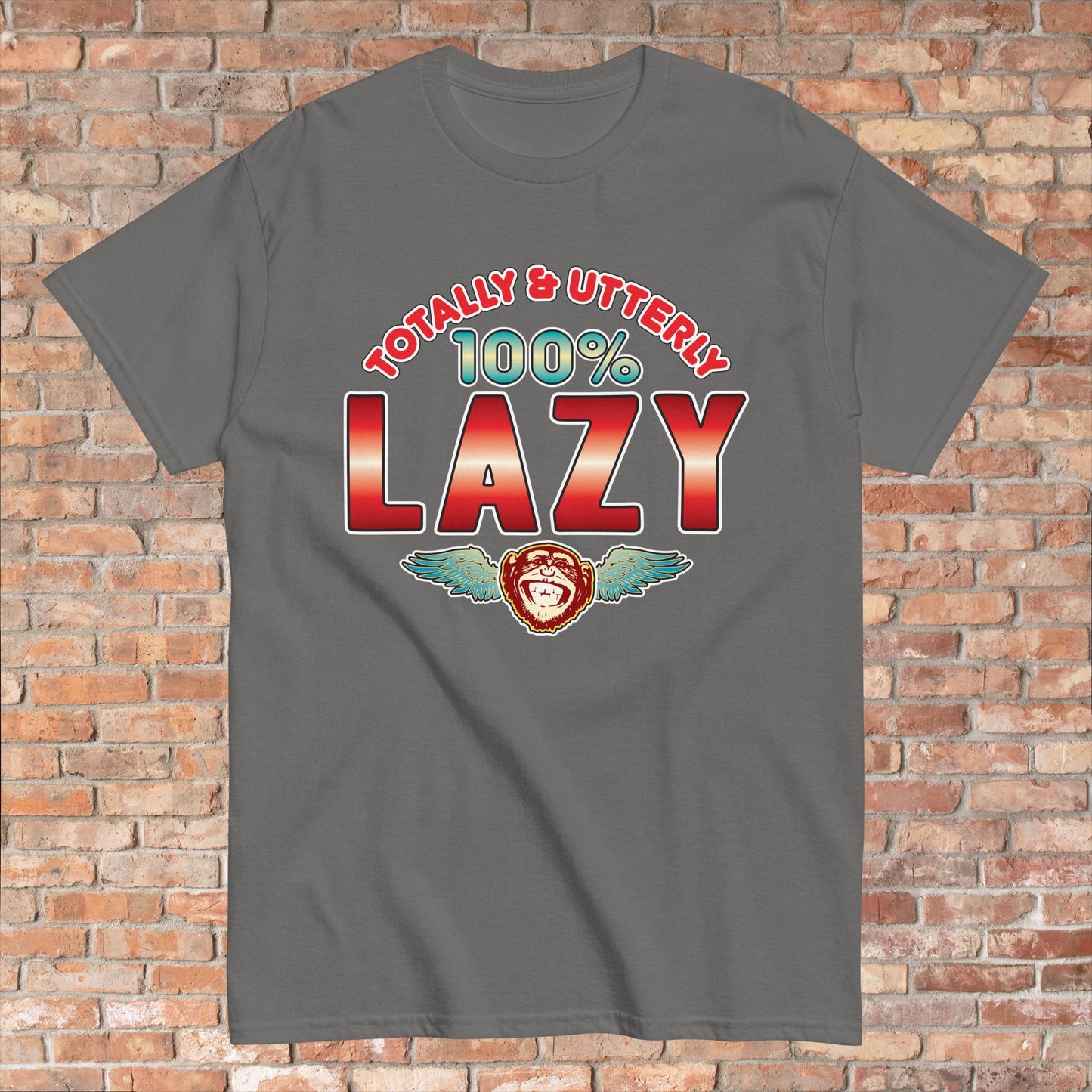 Lazy 100% Sugar Tag Cotton Unisex T-Shirt