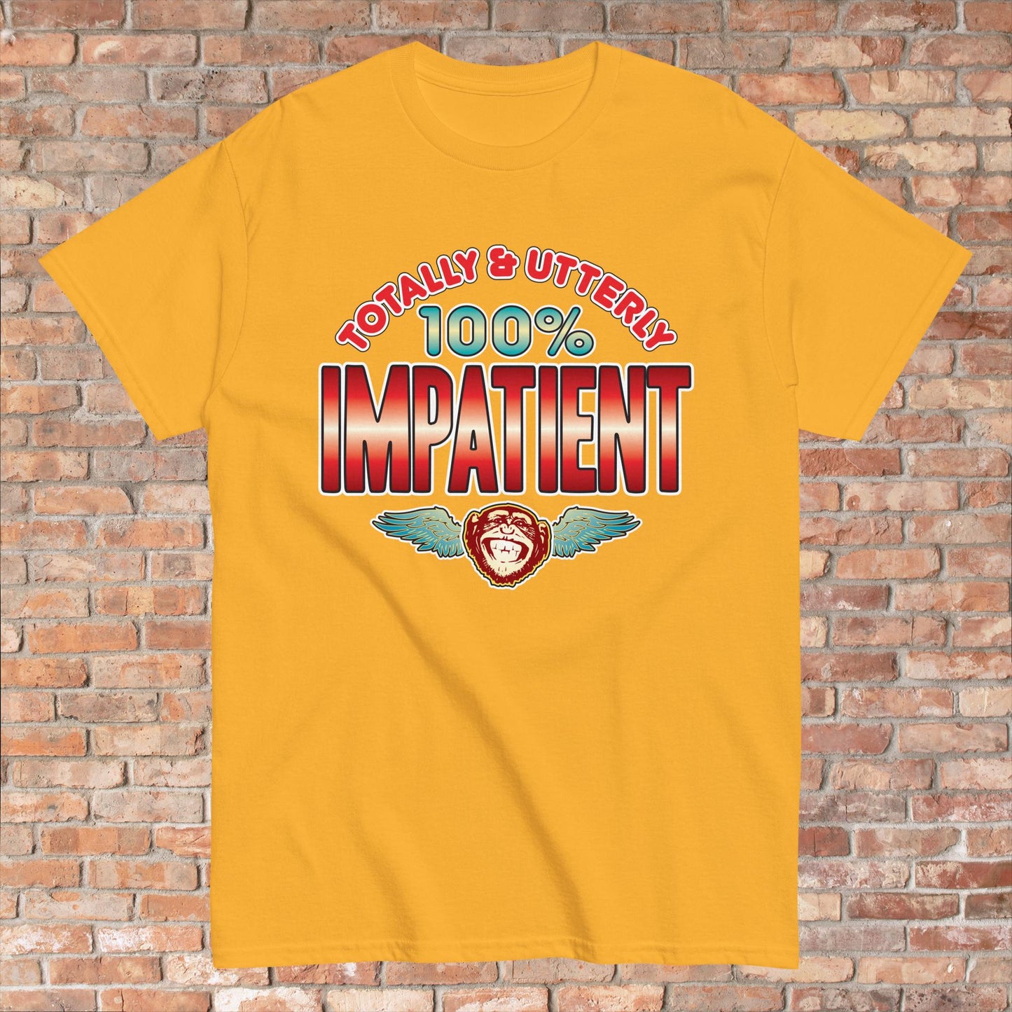 Impatient 100% Sugar Tag Cotton Unisex T-Shirt