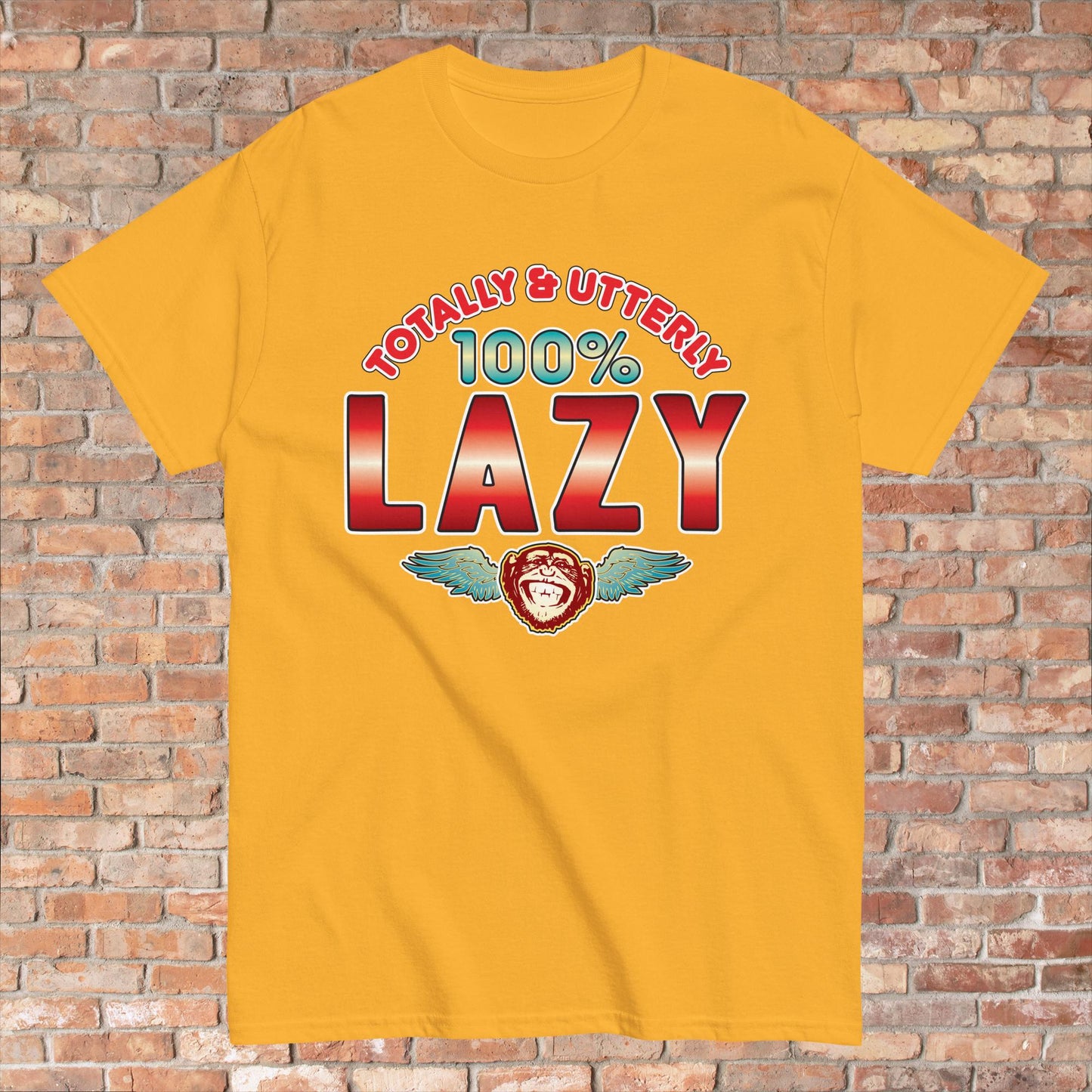 Lazy 100% Sugar Tag Cotton Unisex T-Shirt