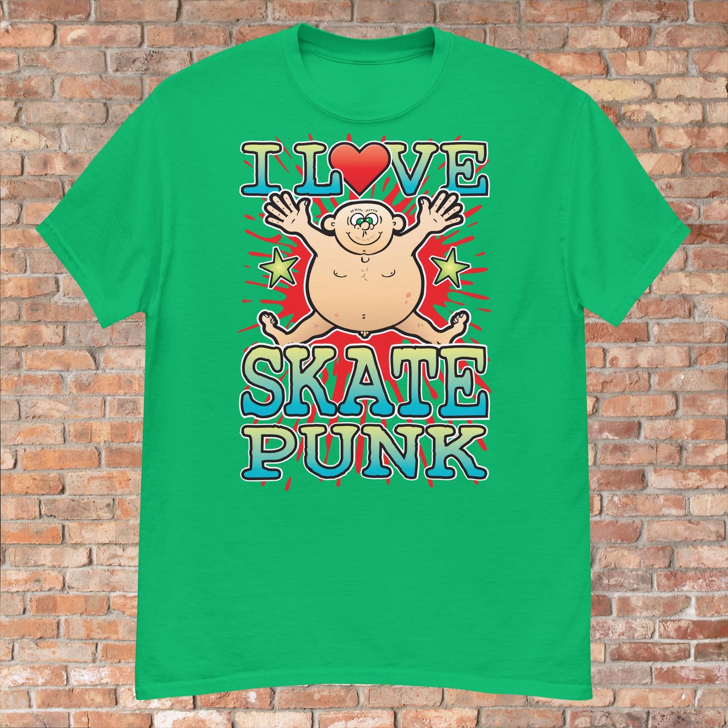 Skate Punk Cotton Love Music T-Shirt