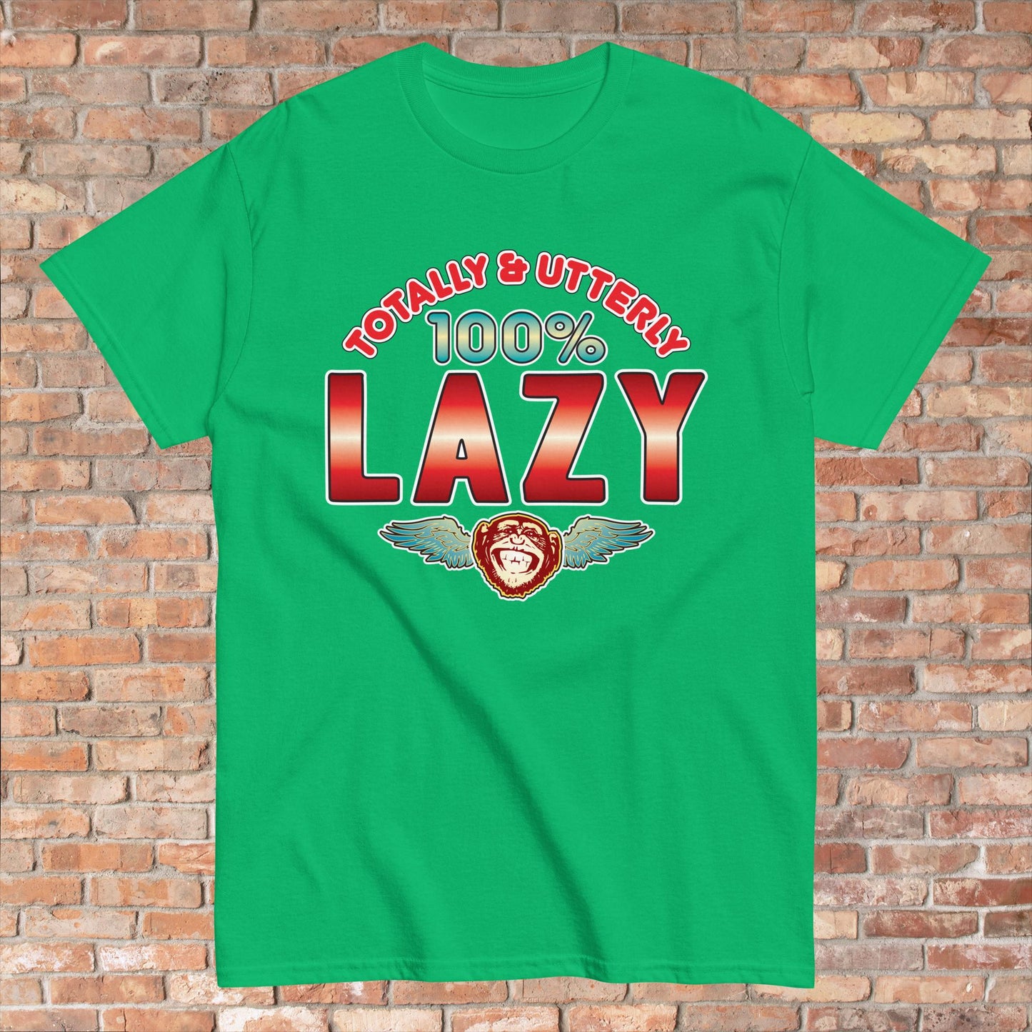 Lazy 100% Sugar Tag Cotton Unisex T-Shirt