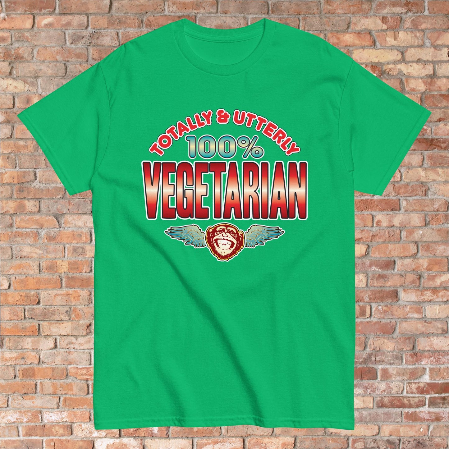 Vegetarian 100% Sugar Tag Cotton T-Shirt